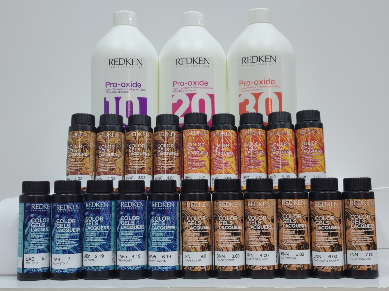 REDKEN Color Gels Lacquers Permanent Liquid Color 2 oz ** Choose any Shade**