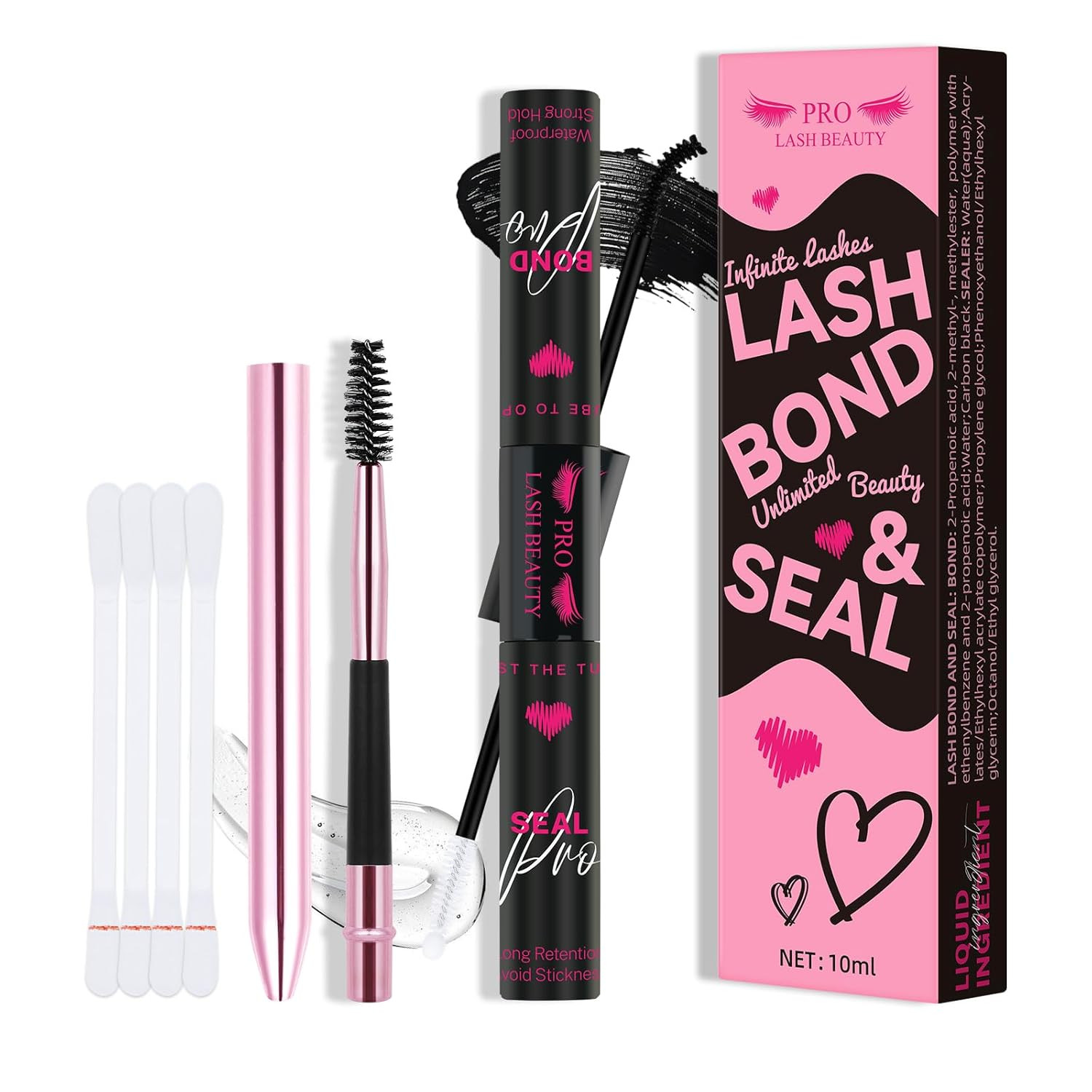 Lash Bond and Seal Cluster Lash Glue & Seal Waterproof Bond and Seal Cluster Las