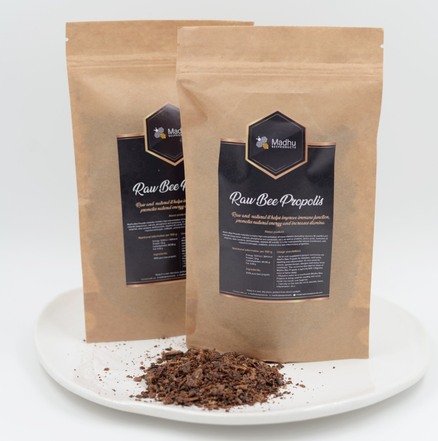 Natural Bee Propolis | 100% Organic 2025 | Pure bee products | 100 g / 3.5 oz