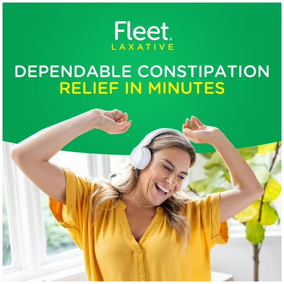 Fleet Liquid Glycerin Suppositories Adult Constipation Relief 7.5mL 4ct 6pk