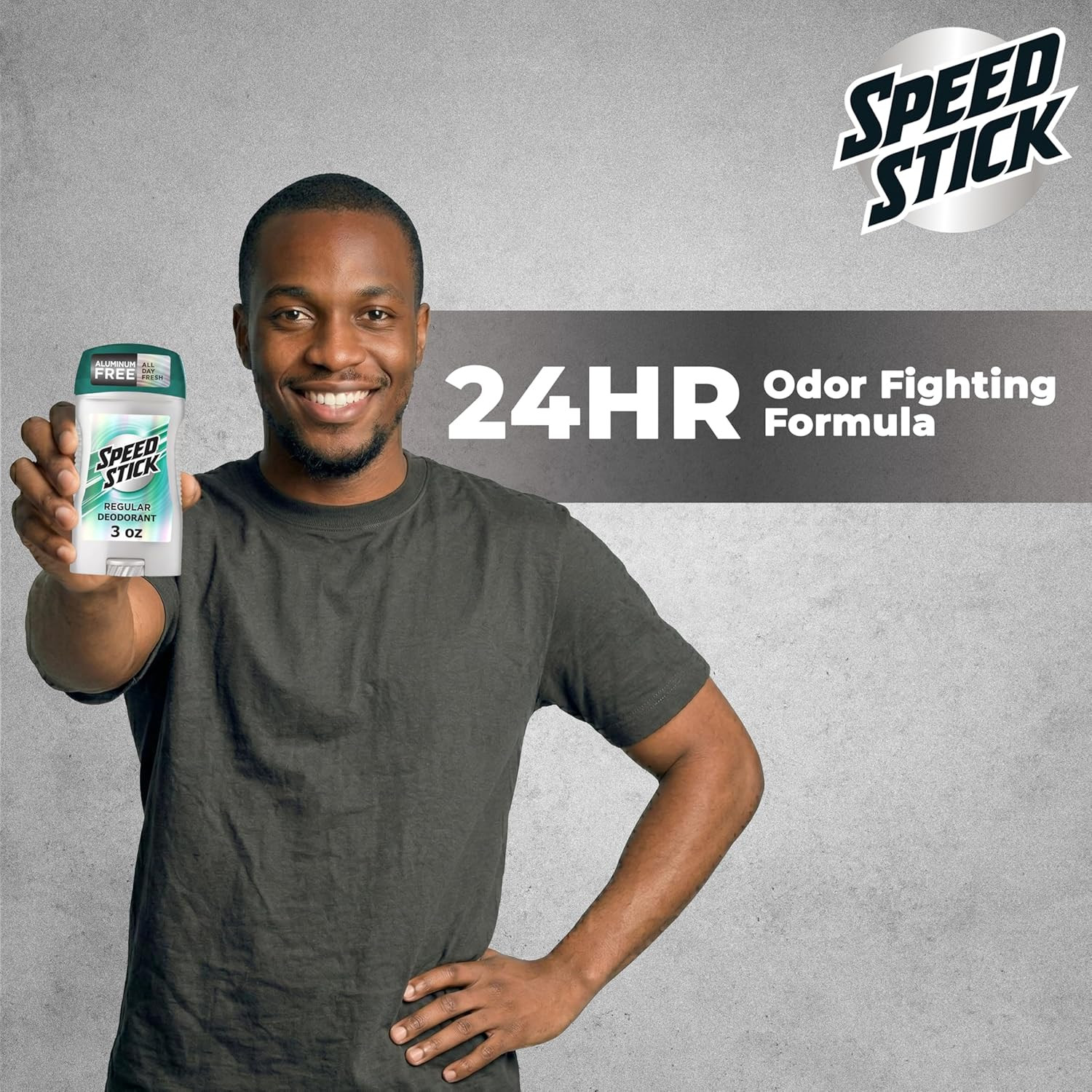 Speed Stick Aluminum Free Men’S Deodorant, 24 Hour Odor Protection, Regular, 3 O