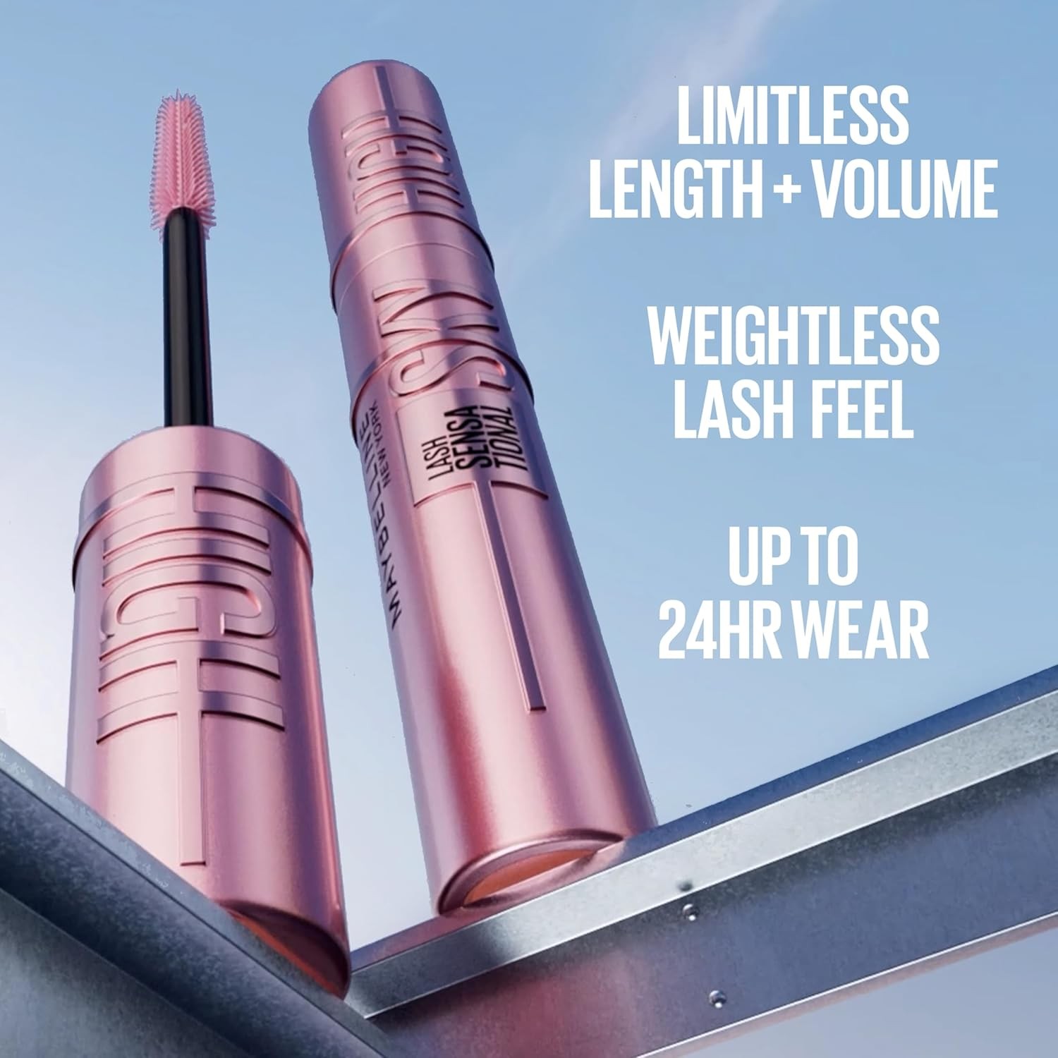 Maybelline Sky High Glitter Mascara Space Diamond Lash & Brow Makeup