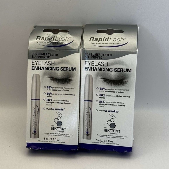 2x Rapid/Lash Eyelash & Eyebrow Enhancing Serum Enhancer Growth Conditioner 3ml!