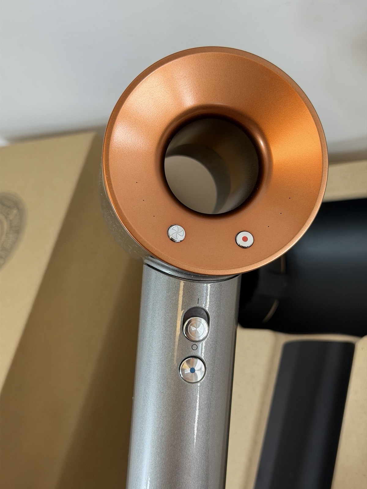Dyson HD07 Supersonic Hair Dryer Nickel/Copper NEW Open Box