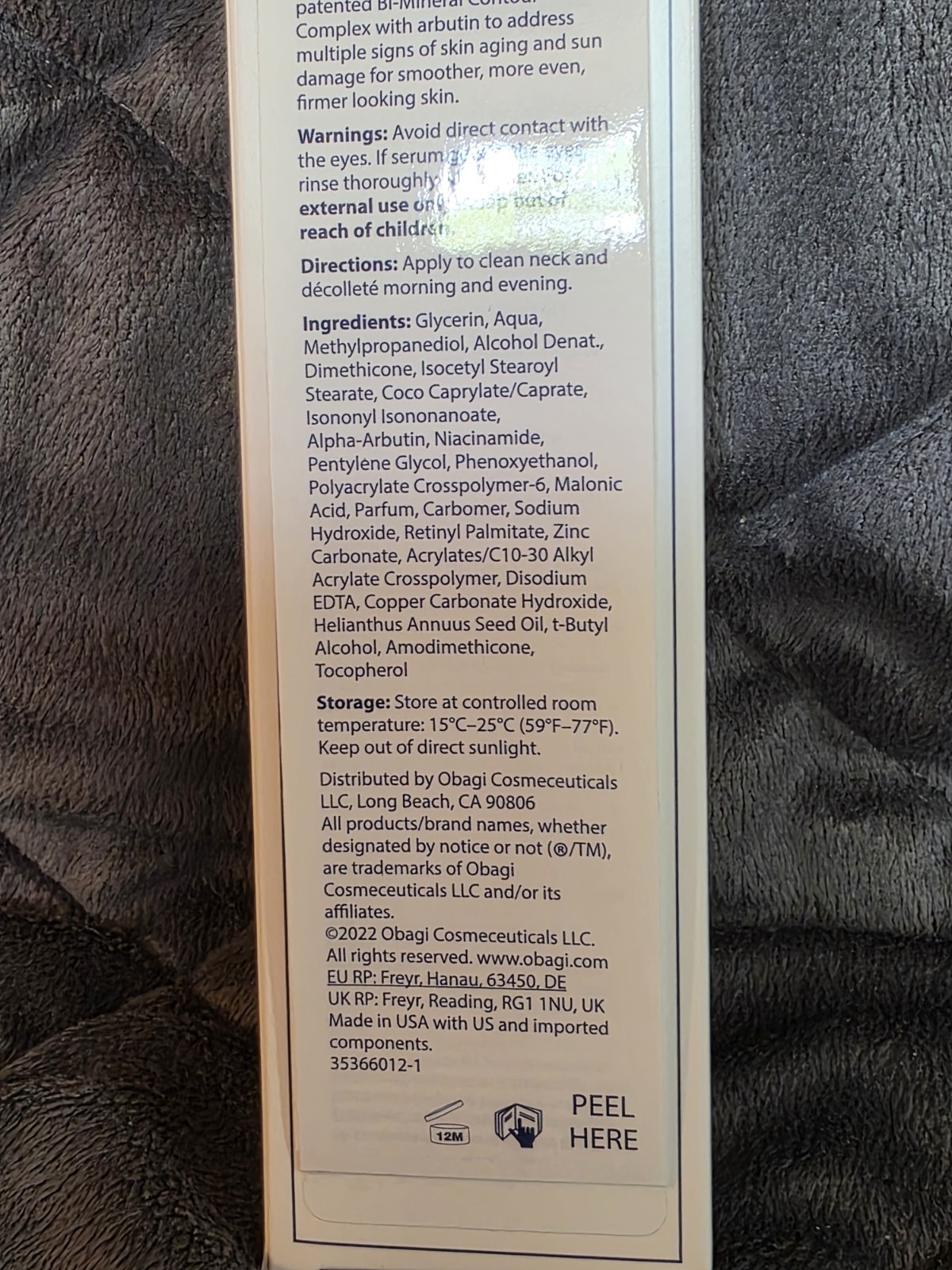 Obagi Medical ELASTIderm Neck & Decollete Concentrate Firming 2 fl oz / 60 mL