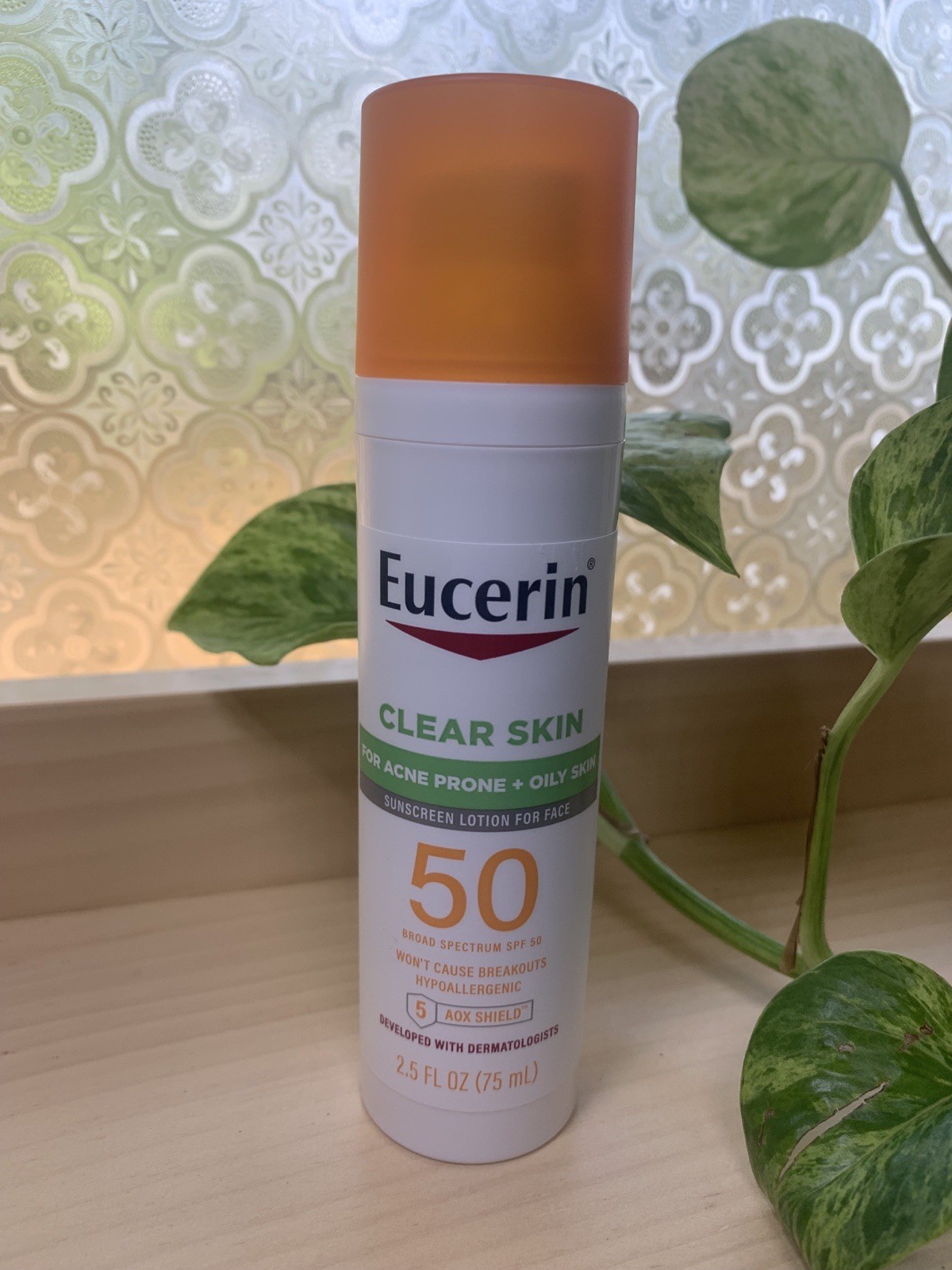 Eucerin Clear Skin Face Sunscreen Lotion SPF 50 Broad Spectrum 2.5 fl oz