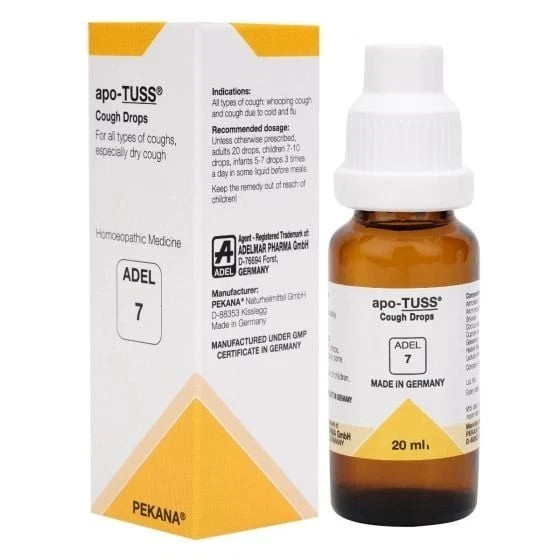 ADEL 7 Homeopathic Drops Liquid 20ml x 6 Pack Natural Wellness Formula