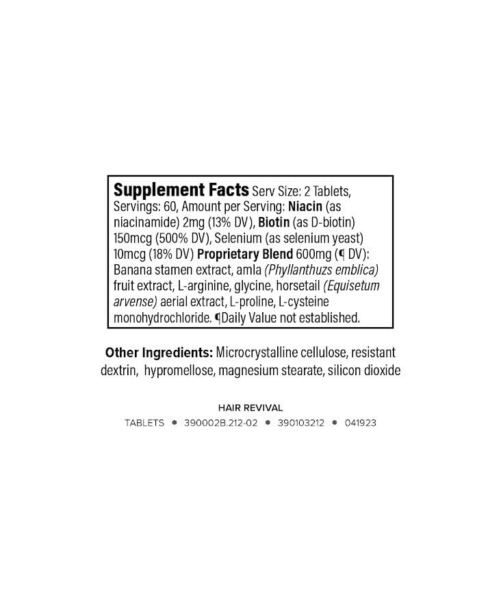 Isagenix Hair Revival – Natural Hair Growth Thickening Supplement – Supports