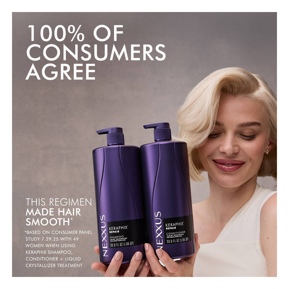 Nexxus Keraphix Shampoo for Damaged Hair with -33.8 fl oz