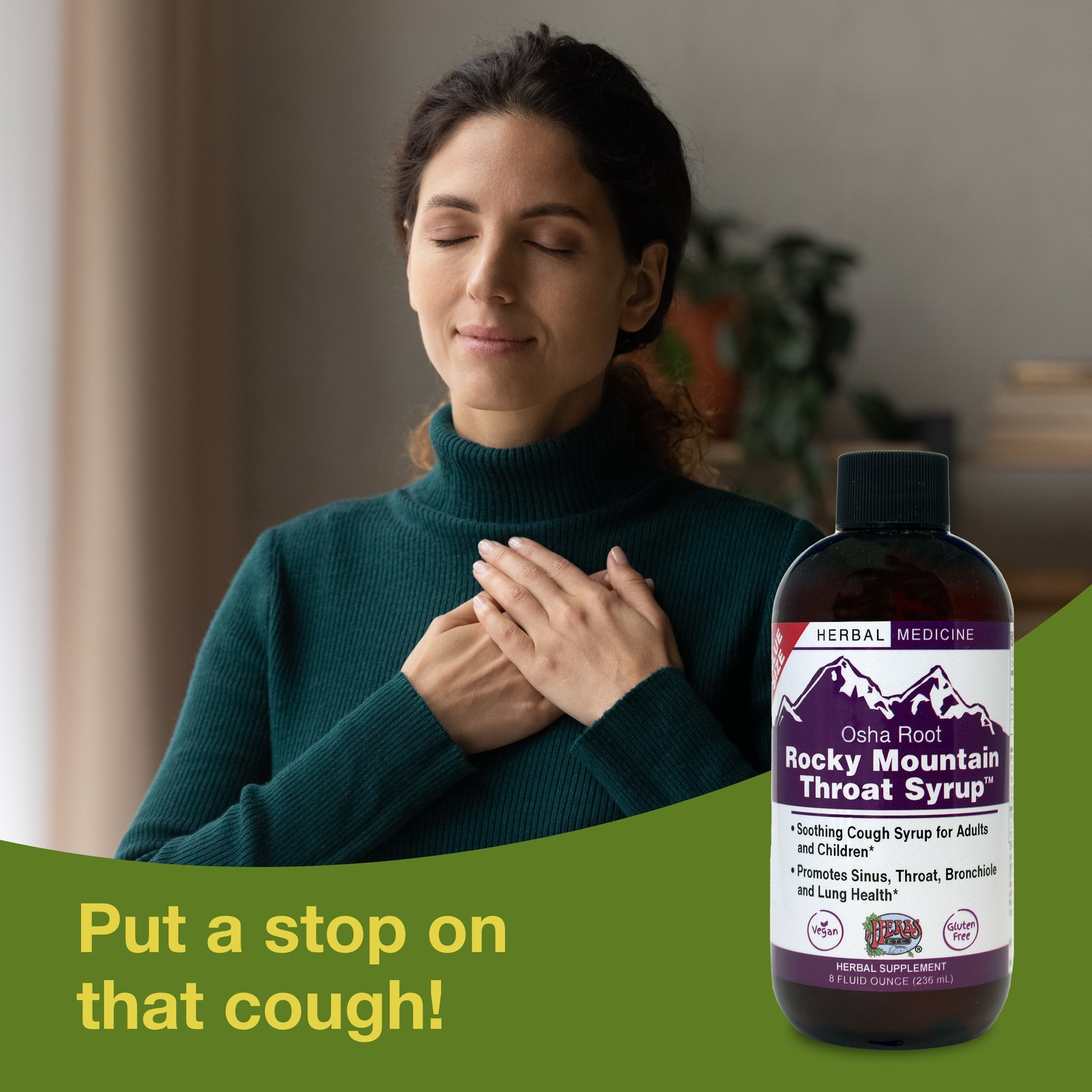 Herbs Etc. Rocky Mountan Throat Syrup 8 oz