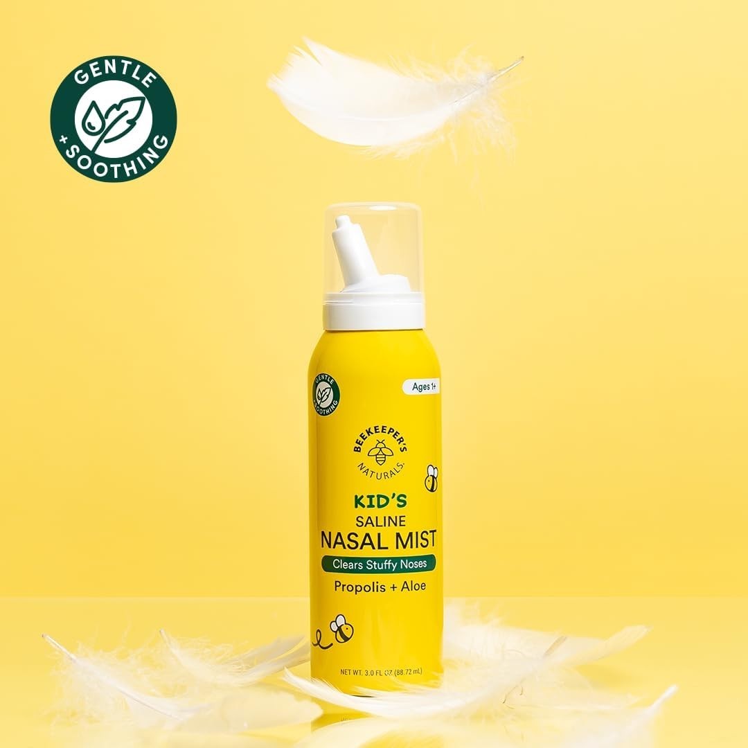 Kids’ Saline Nasal Mist by , Cleanses & Clears Stuffy Noses, Nasal Spray for …