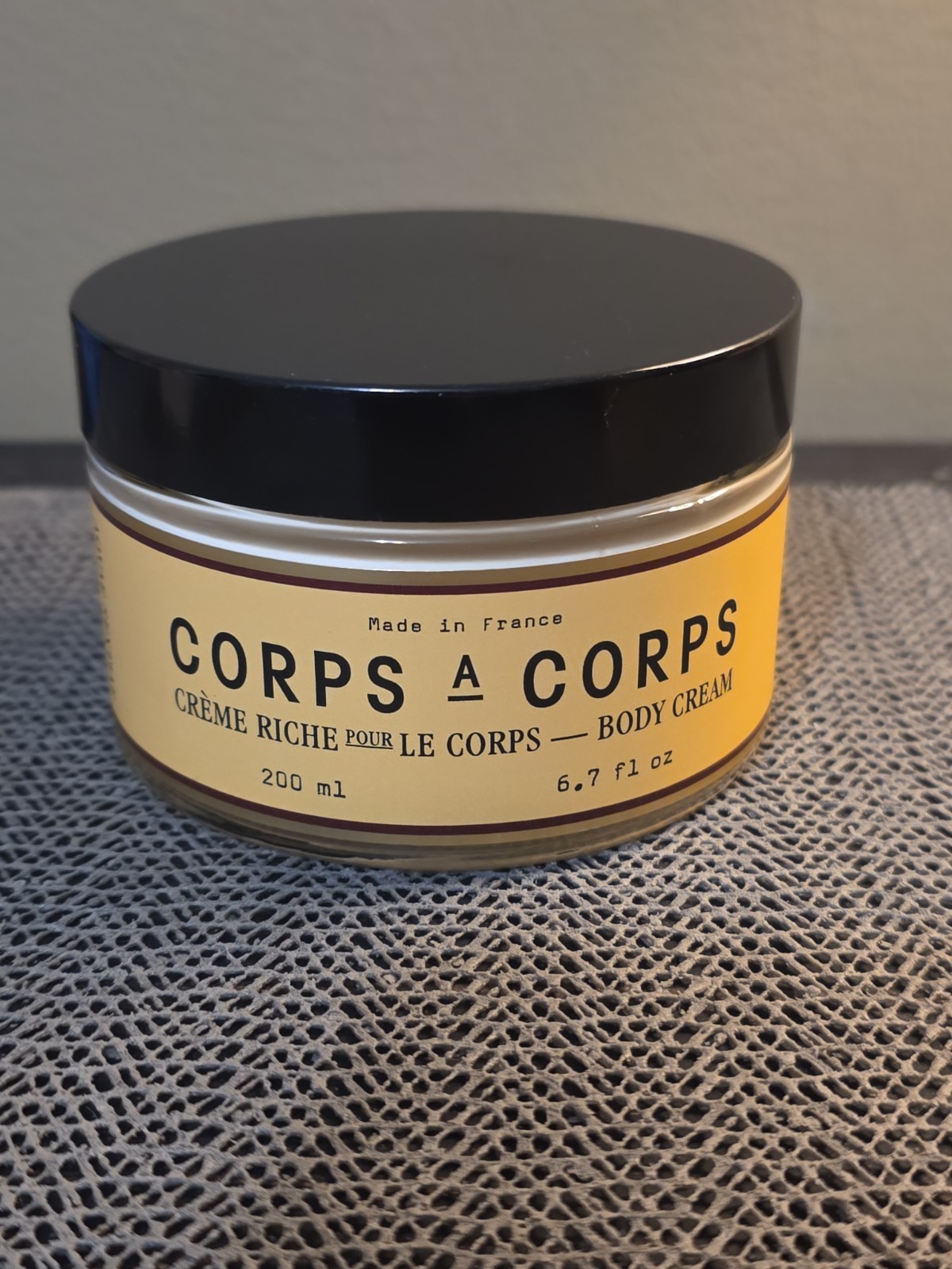 Bastide Corps a Corps Hydrating Body Cream 200ml Rice Bran Argan MADE IN FRANCE