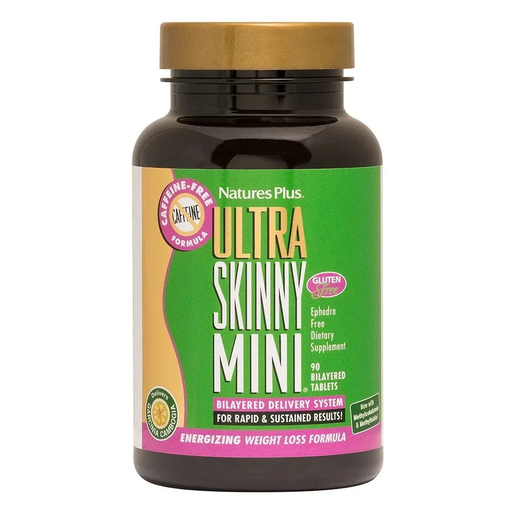 Nature’s Plus Ultra Skinny Mini Caffeine Free 90 Bilayered Tablet Exp 08/2026