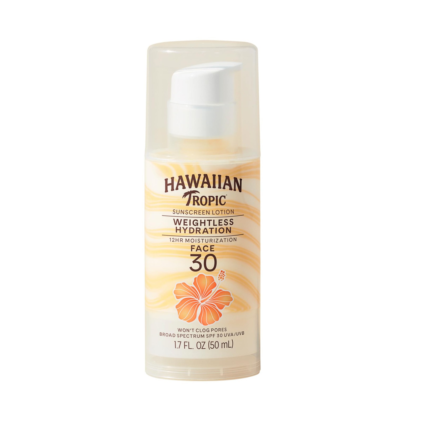 Hawaiian Tropic Weightless Hydration Lotion 1.7 Fl Oz (Pack of 1), SPF 30