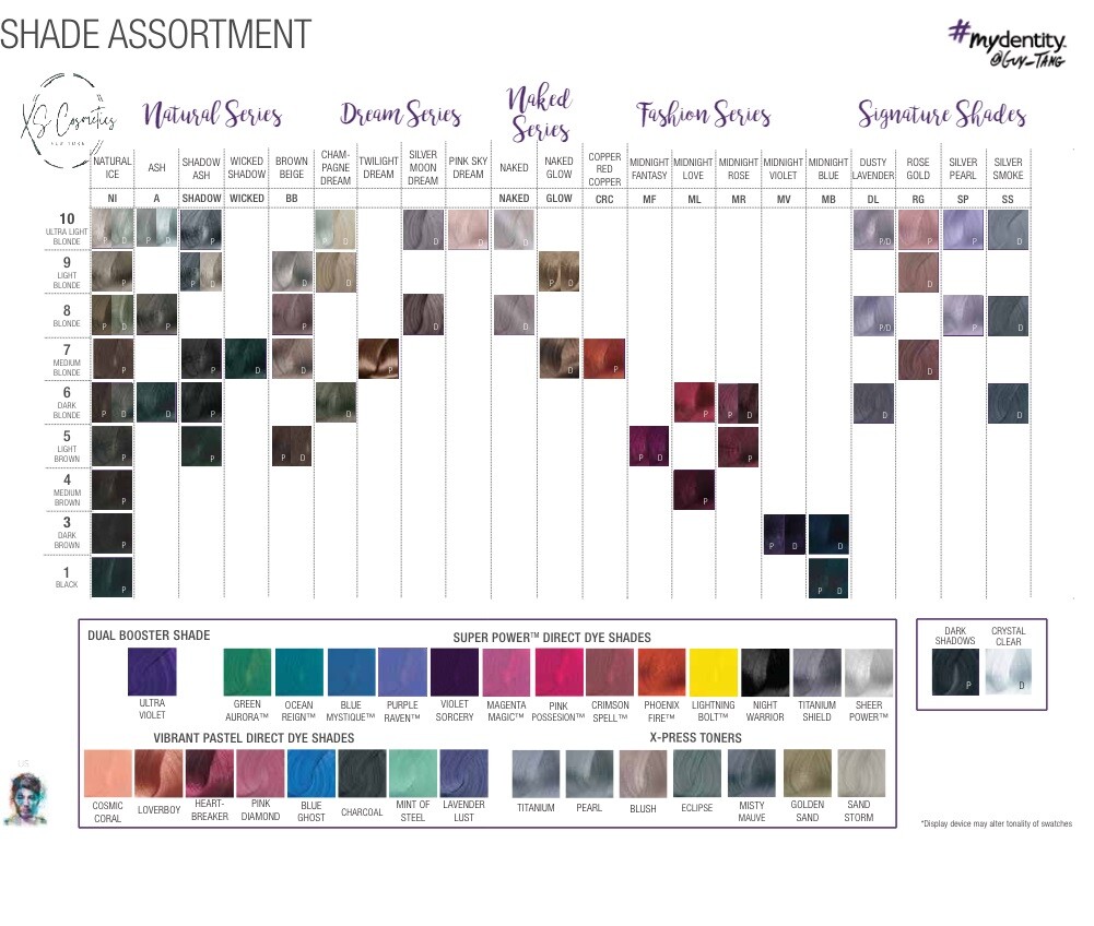 GUY TANG Mydentity HAIR COLOR DEMI Permanent – Choose Your Shades