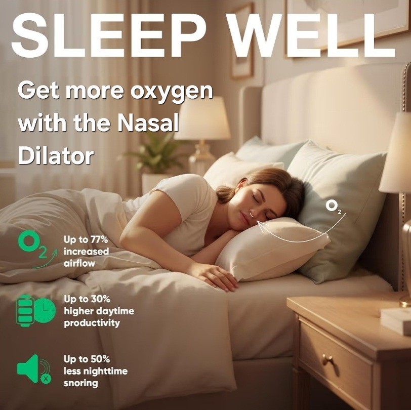 Nasal Dilators for Breathing Sleeping – Reusable Internal Nostril Nose Opener