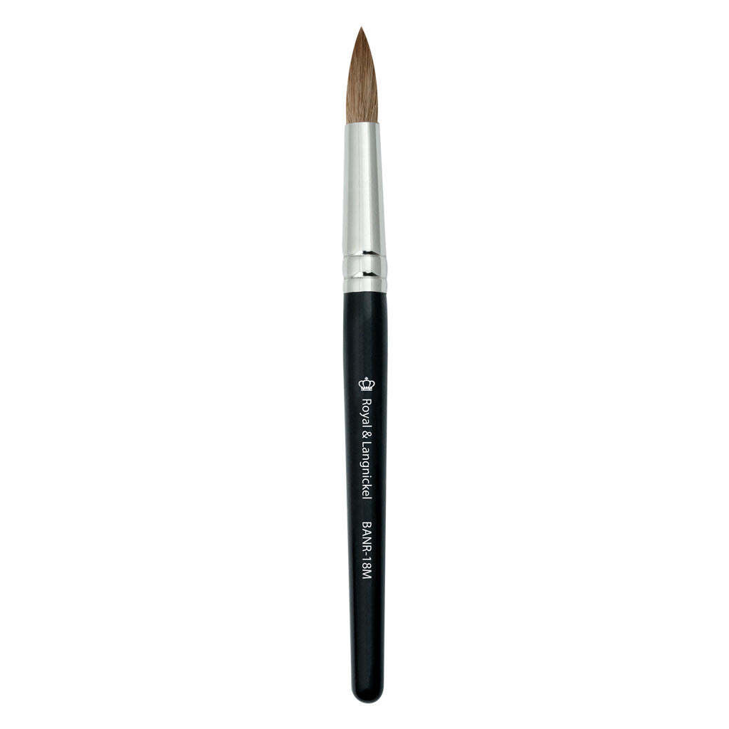 Royal & Langnickel | BANR-18M | Acrylic Nail Rnd S18M BLKHDL