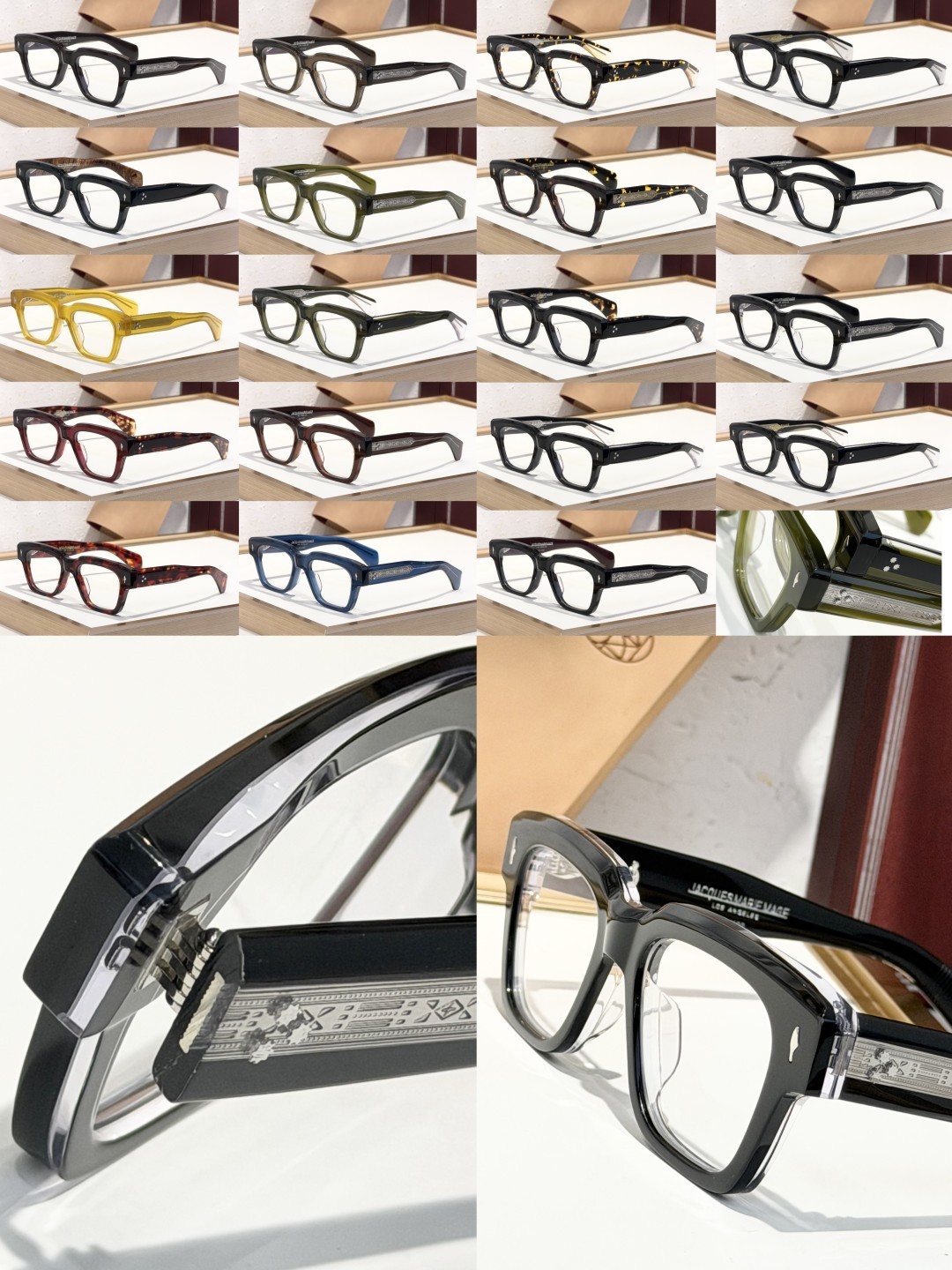 JACQUES MARIE MAGE FELLINI Eyeglasses Unisex Size 51□20-146
