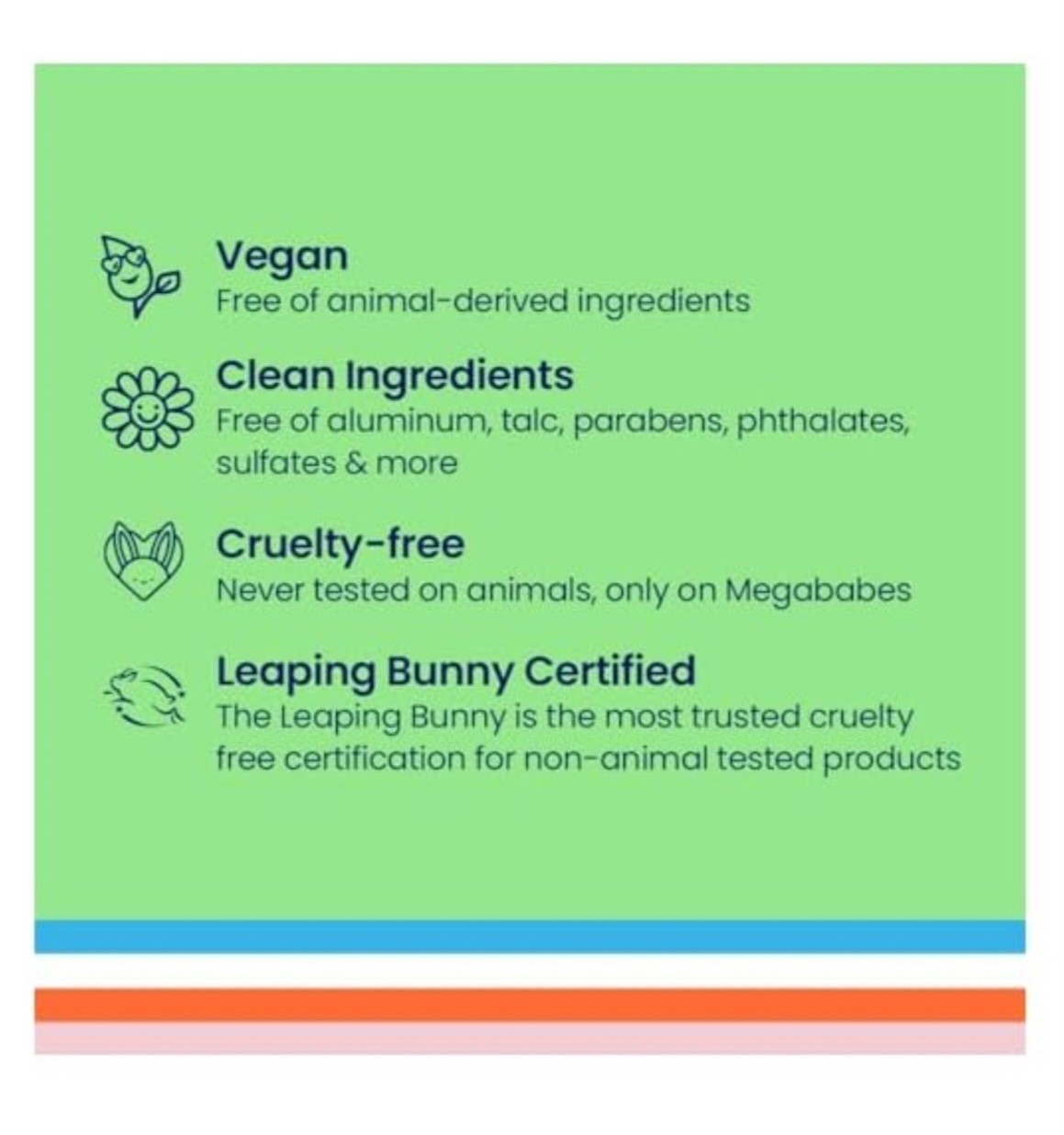 Megababe Space Bar Charcoal Underarm Soap Tea Tree Vegan Cruelty-Free 4.5 oz