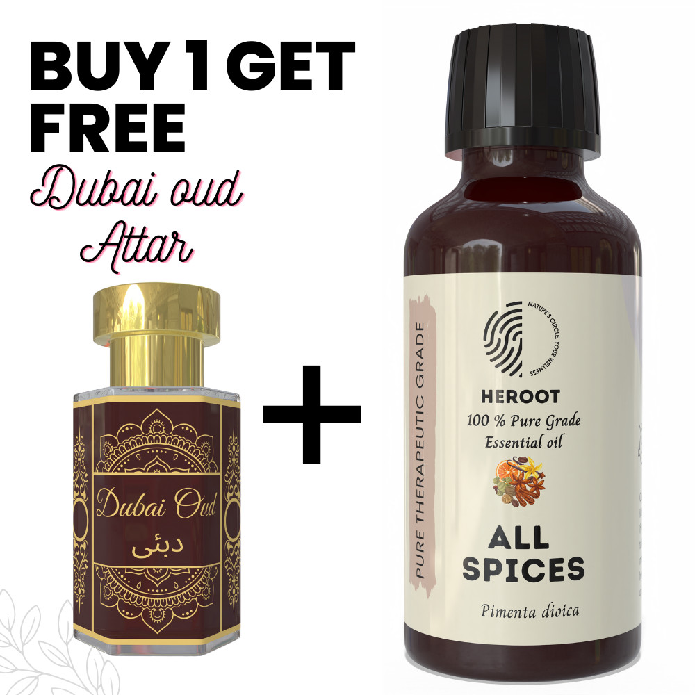 All Spices Essential Oil 10ml Aromatherapy Home Fragrance Diffuser + Free Attar