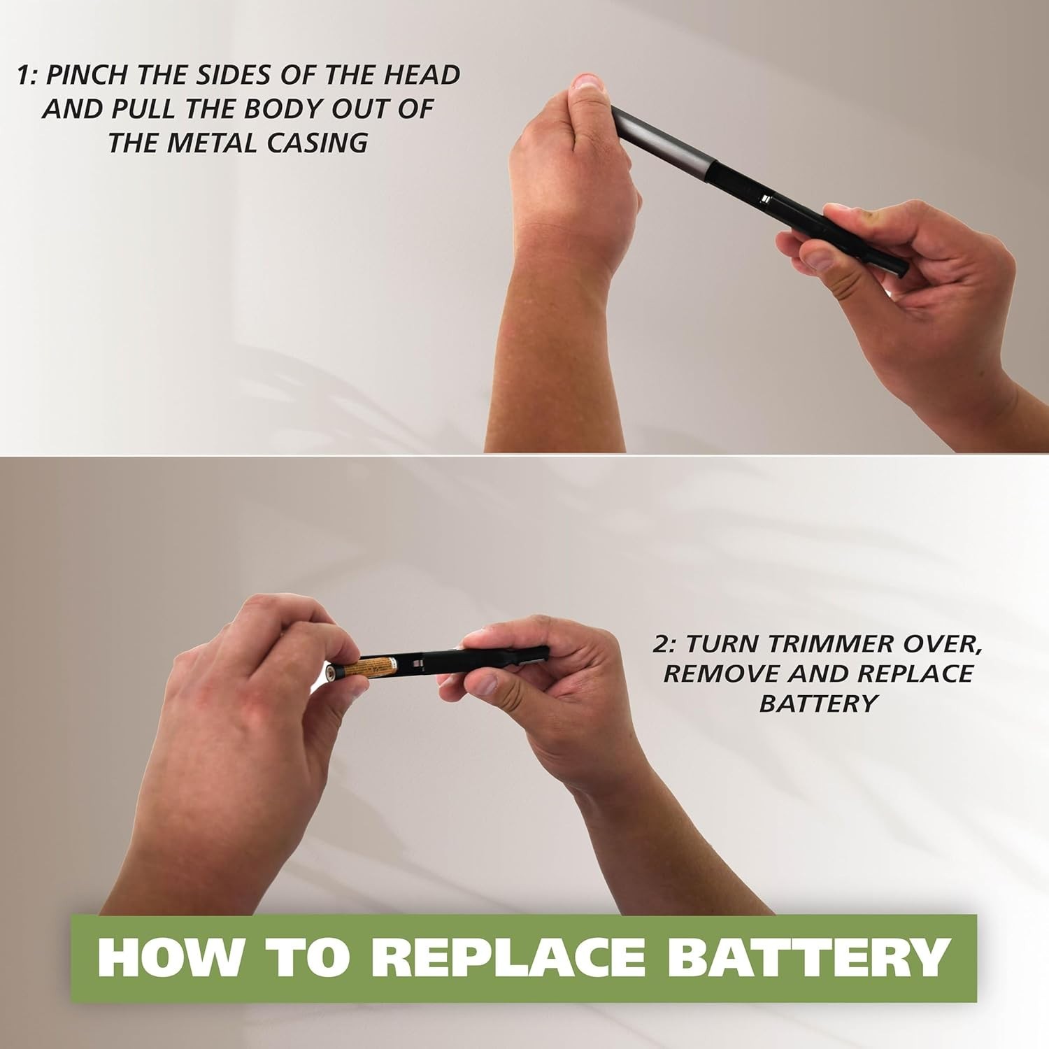 Wahl Micro Groomsman Battery Personal Trimmer for Hygienic Grooming with Rinseab
