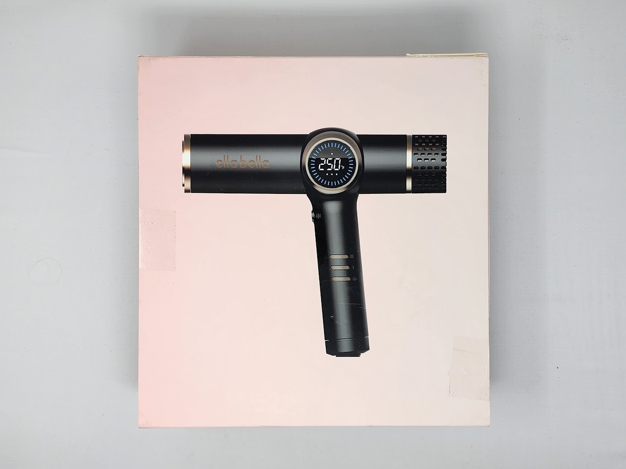 ELLA BELLA® Professional Ionic Hair Blow Dryer with Diffuser – Open Box