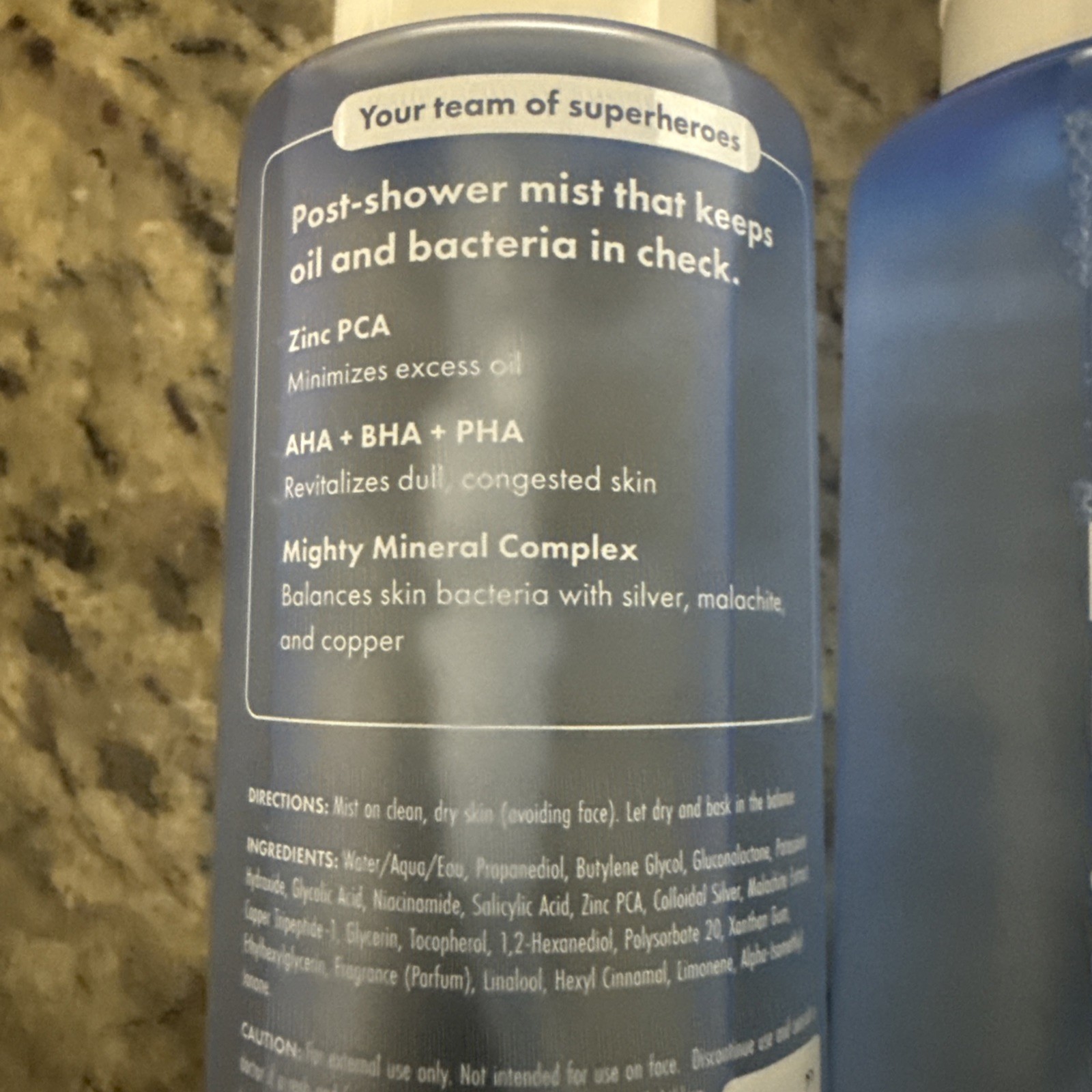 Hero. Brave Body Once -over Toner 5.07 fl oz Daily Use ***3 BOTTLES***
