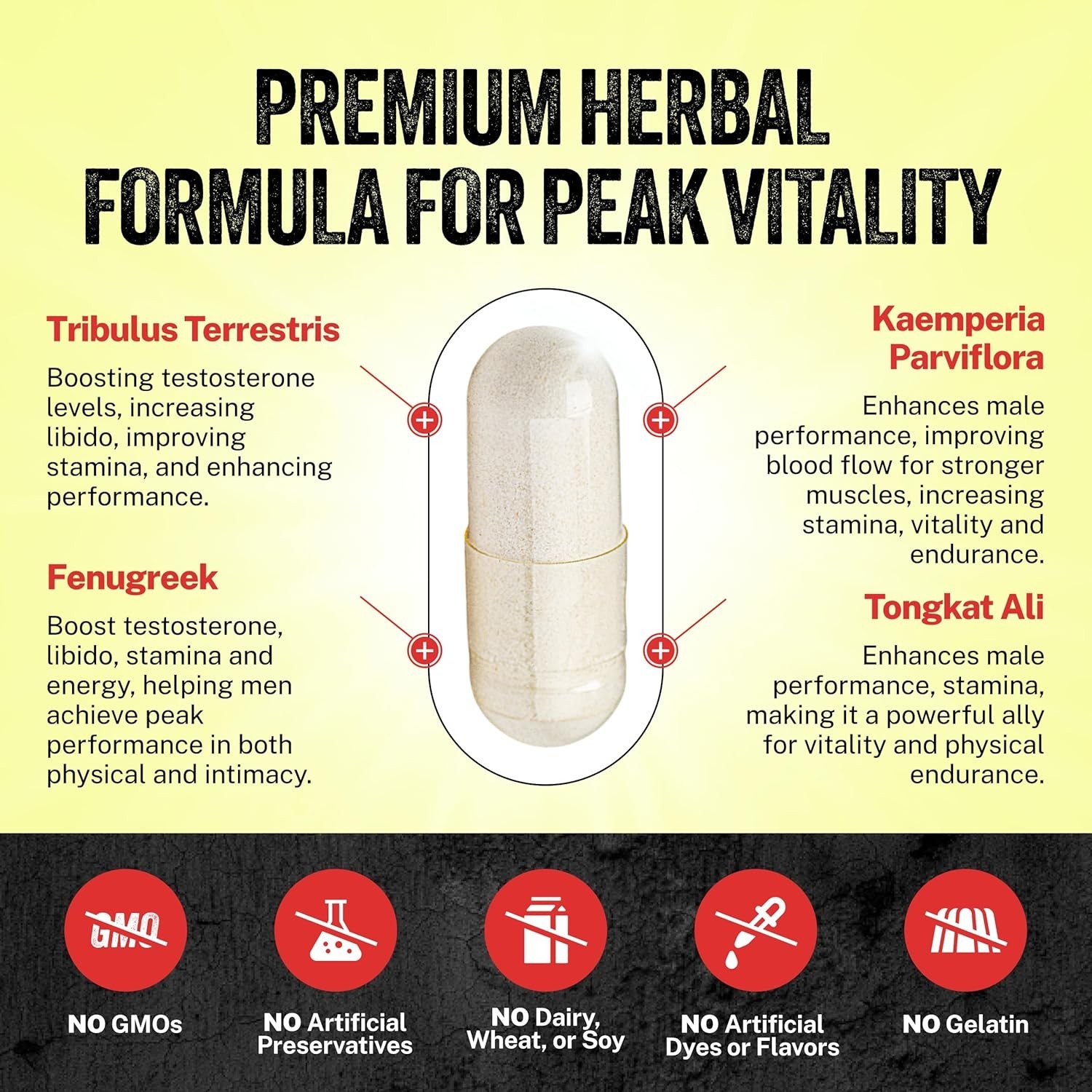 NATURAL MALE ENHANCING SUPPLEMENT, INCREASE 2″ IN 60 DAYS PROMOTE SIZE, STRENGTH