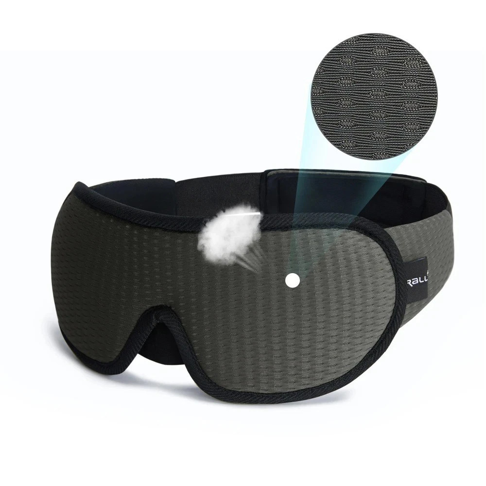 100% Blackout Travel 3D Eye Mask Sleep Soft Padded Shade Cover Relax Blindfold