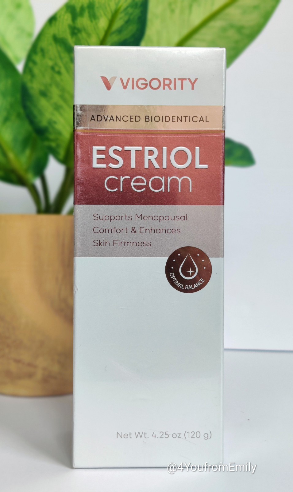 4.25 OZ VIGORITY Estriol Cream Advanced Bioidentical – Menopause Comfort NIB