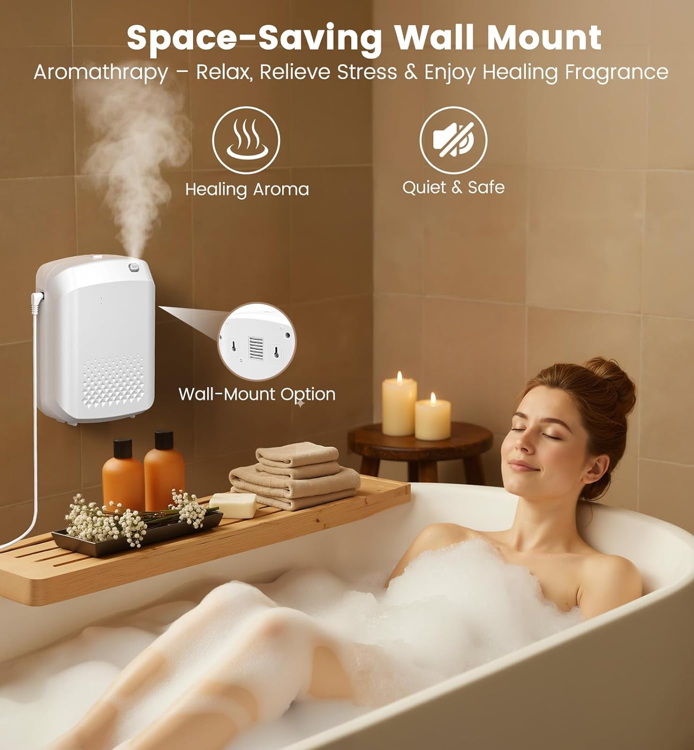 Waterless Essential Oil Diffuser 3000 Sq.Ft Coverage for Large Home Hotel Office