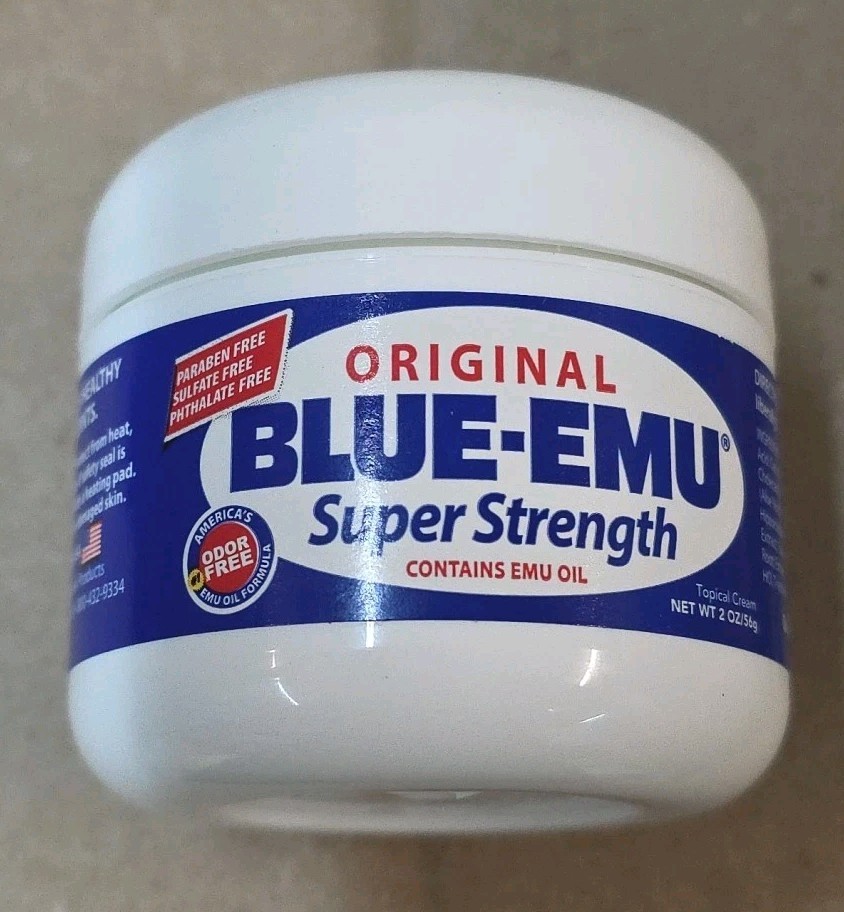 Blue Emu Muscle and Joint Deep Analgesic Cream Exp 07/2025 PAO 12 Months