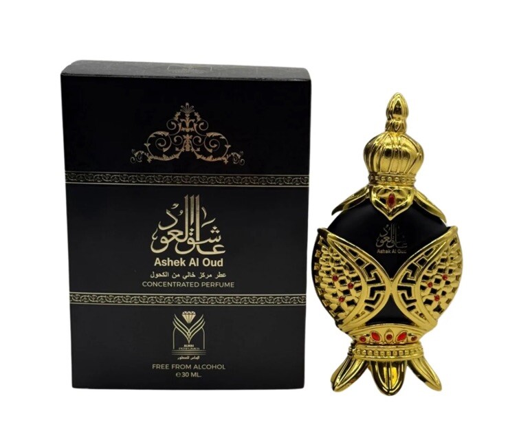 Almas Perfumes Ashek Al Oud Concentrated Perfume 30ml | Unisex Oil