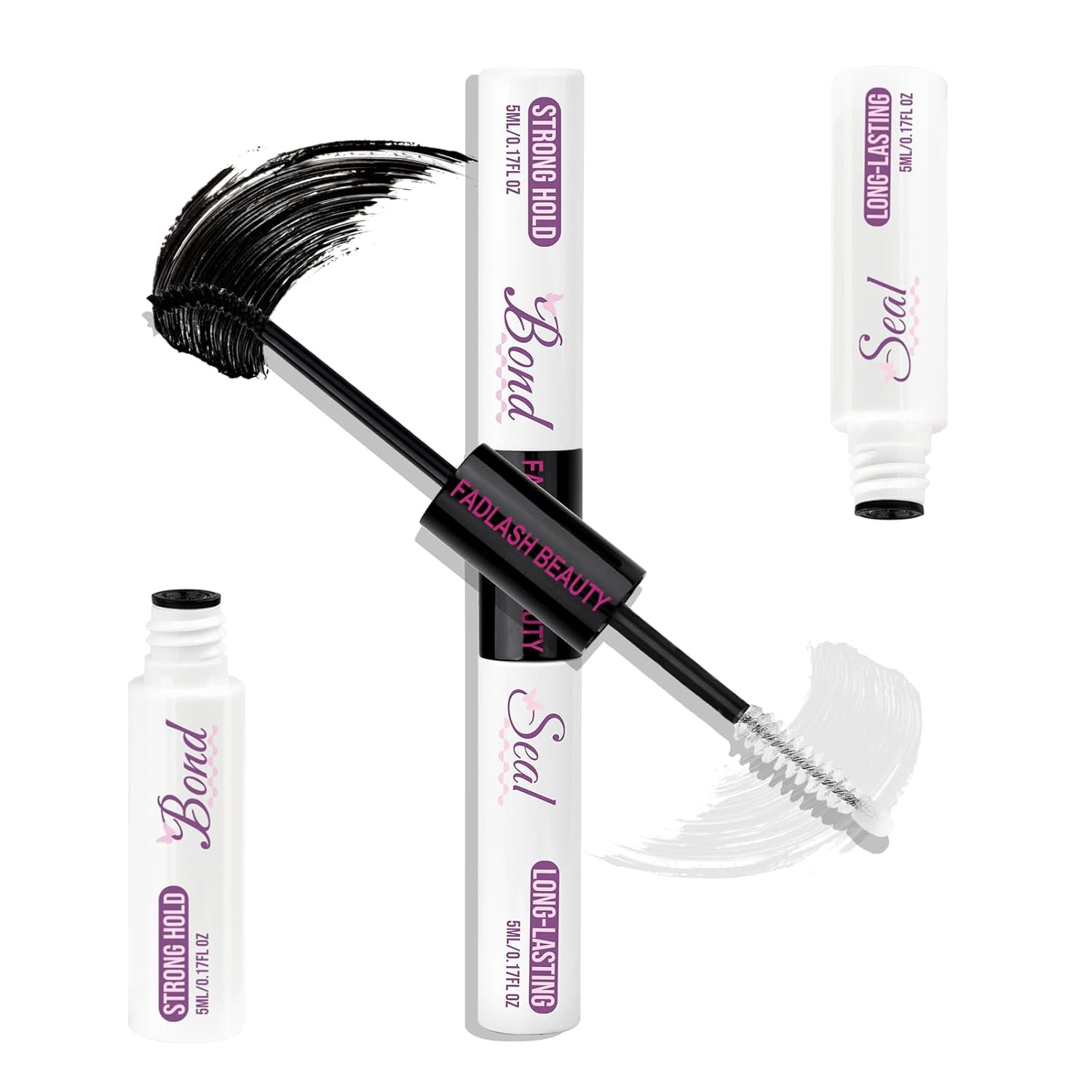 Lash Glue DIY Lash Cluster Glue for Lashes Clusters Latex-Free Waterproof Latex-