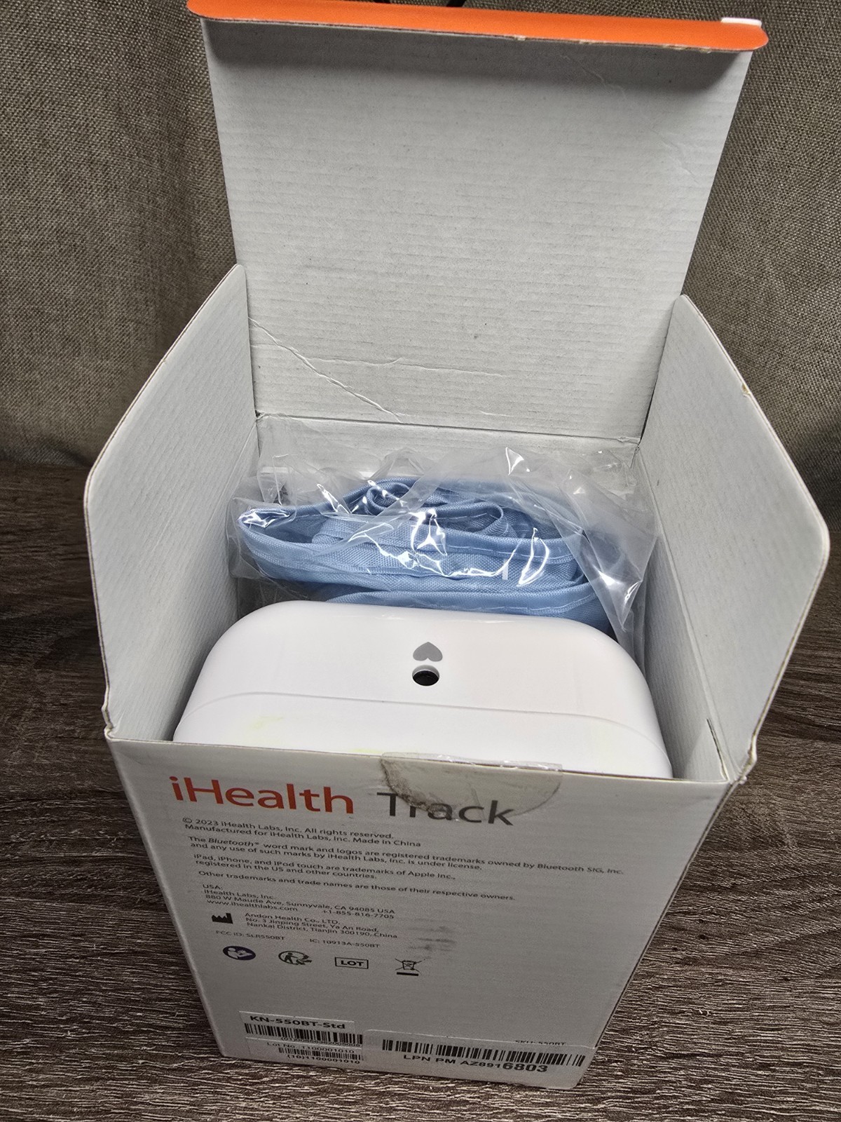 iHealth Track Upper Arm BP Monitor Bluetooth w/ Cuff KN-550BT-Std