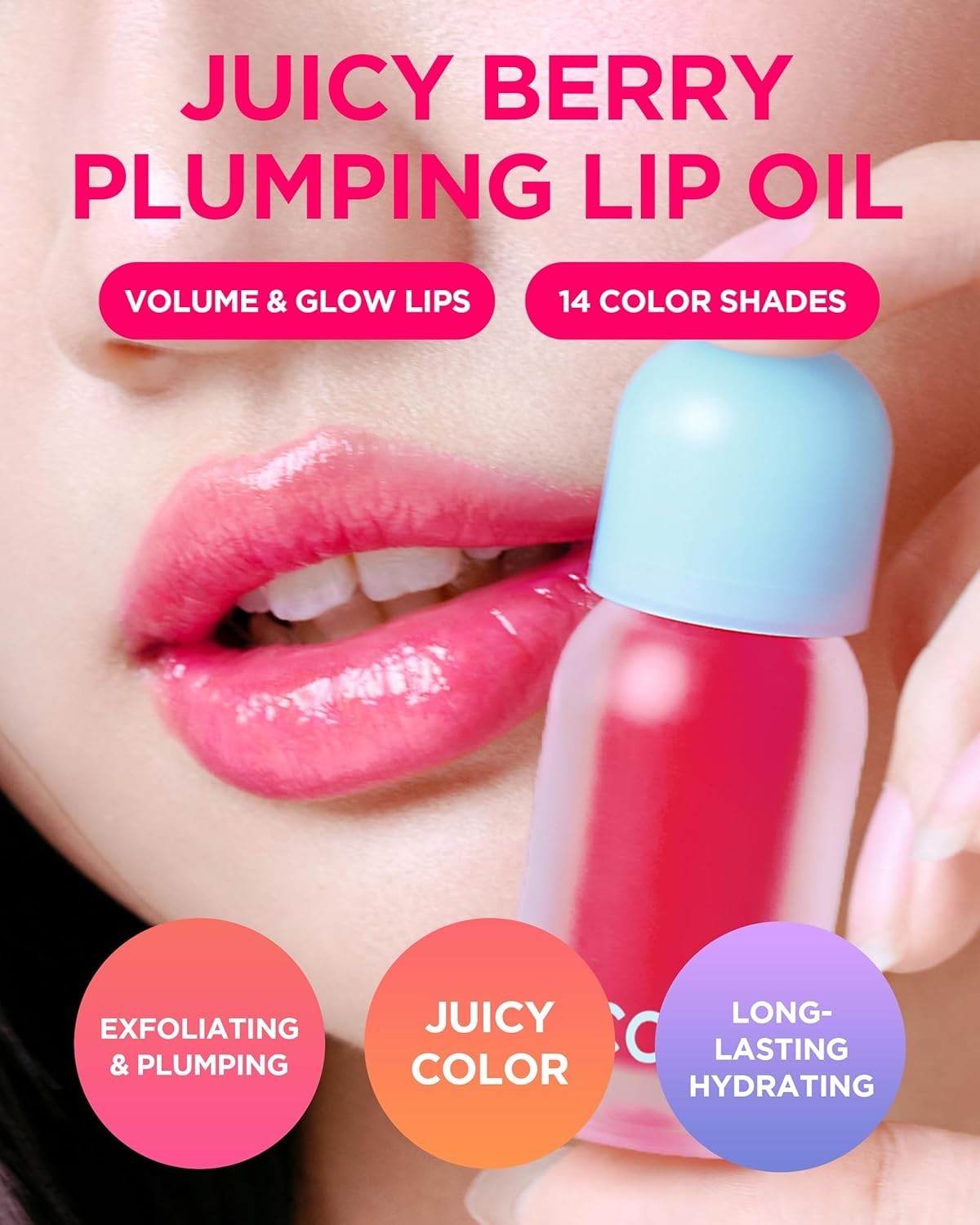 TOCOBO Juicy Berry Plumping Lip Oil 03 Black Cherry