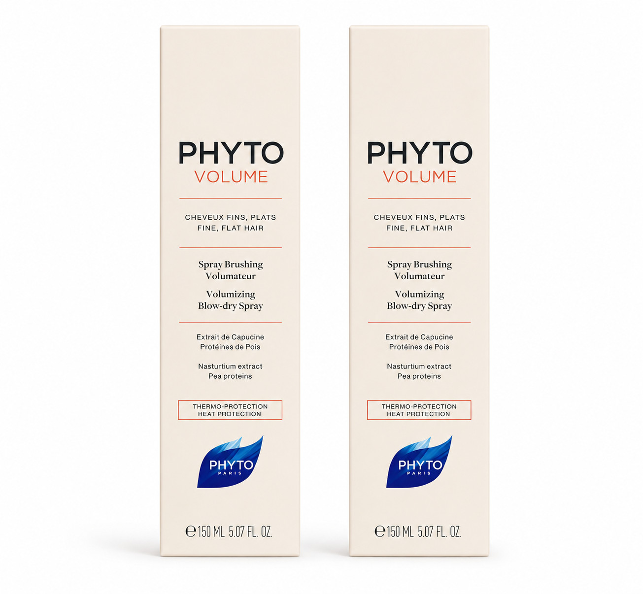 PHYTO Volume Volumizing Blow-Dry Spray Duo – 2 x 150 mL / 5.07 fl oz