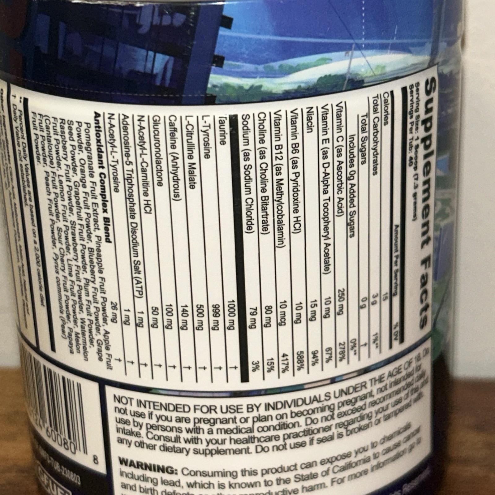 G FUEL Future Sense Spider-Man 2099 Tub – Sour Fruit Punch – EXP 10/2028 – NEW
