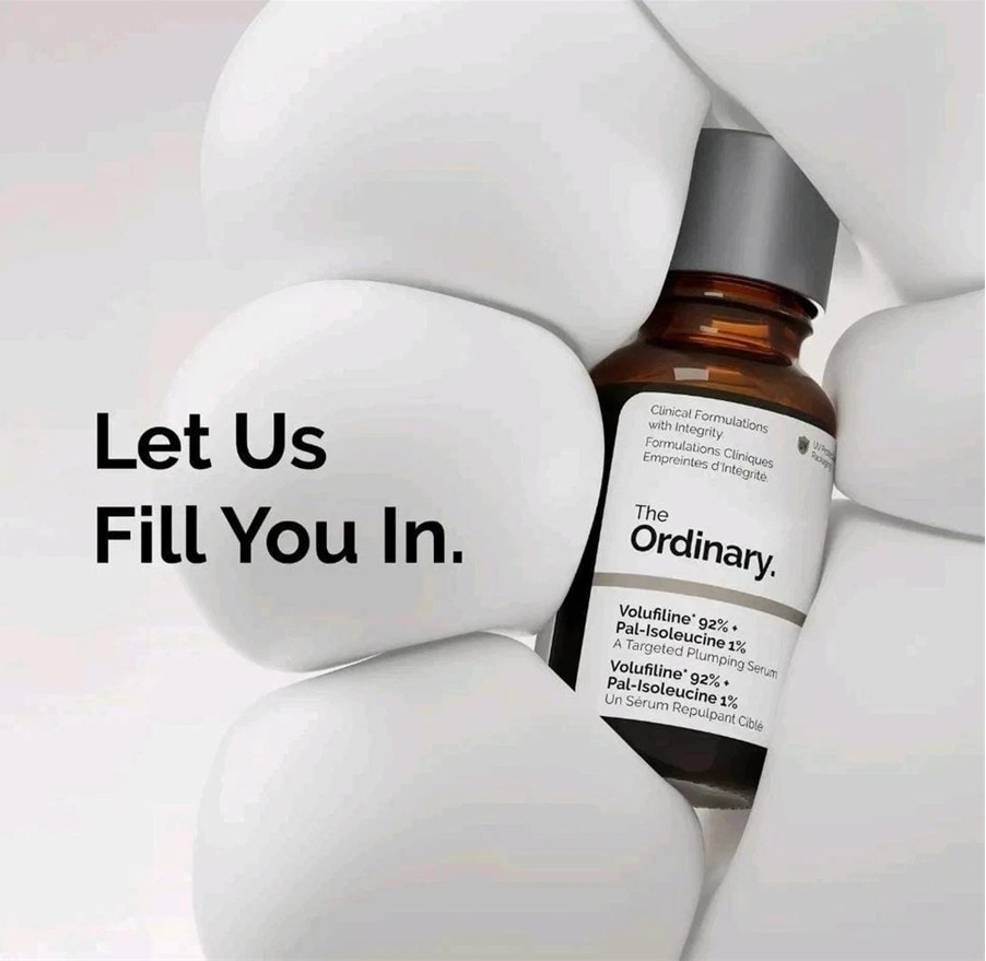 2 PCS The Ordinary Volufiline 92%+Pal Isoleucine 1% Targeted Plumping Face Serum