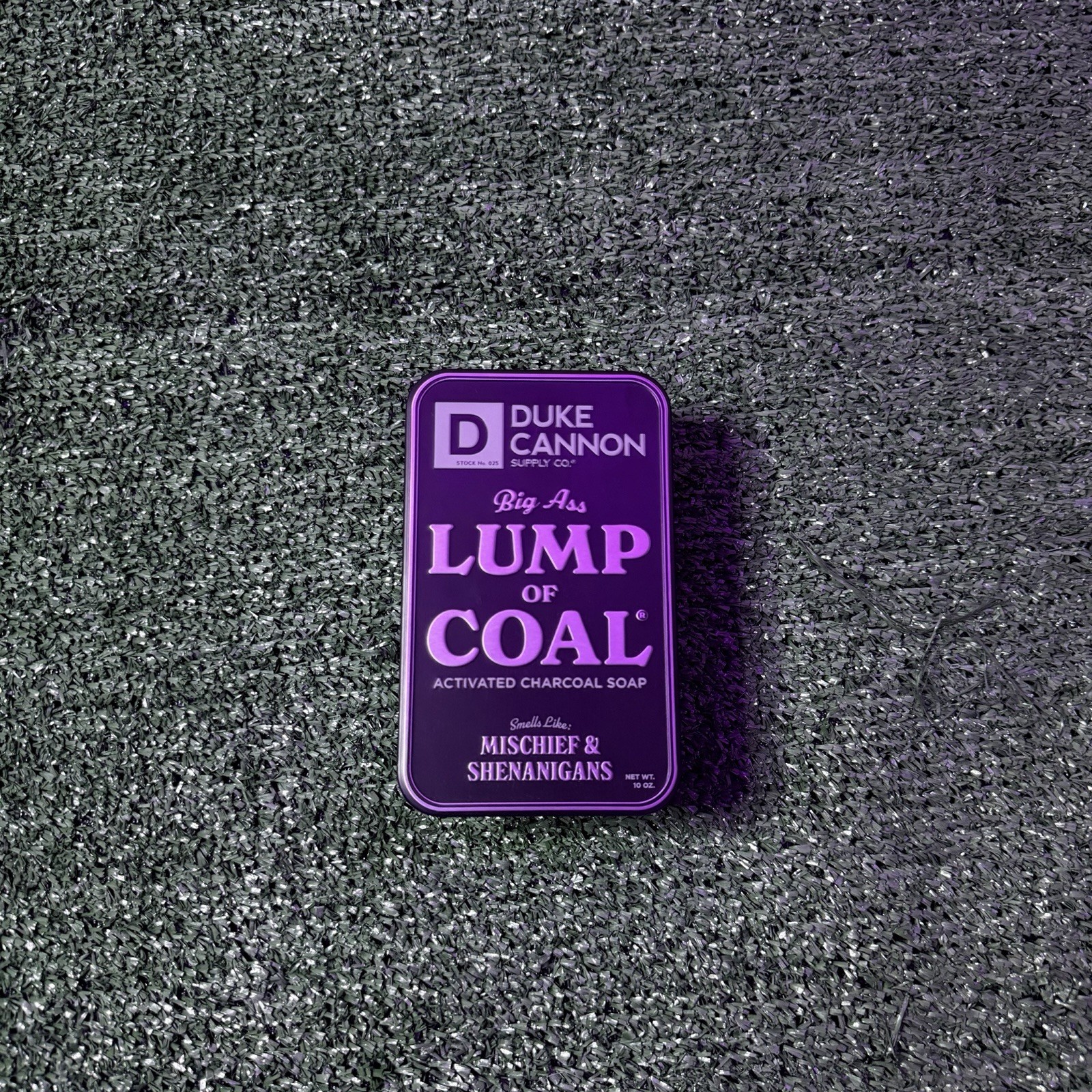 Duke Cannon Big Ass Activated Charcoal Soap Bar Mischief & Shenanigans 10 oz