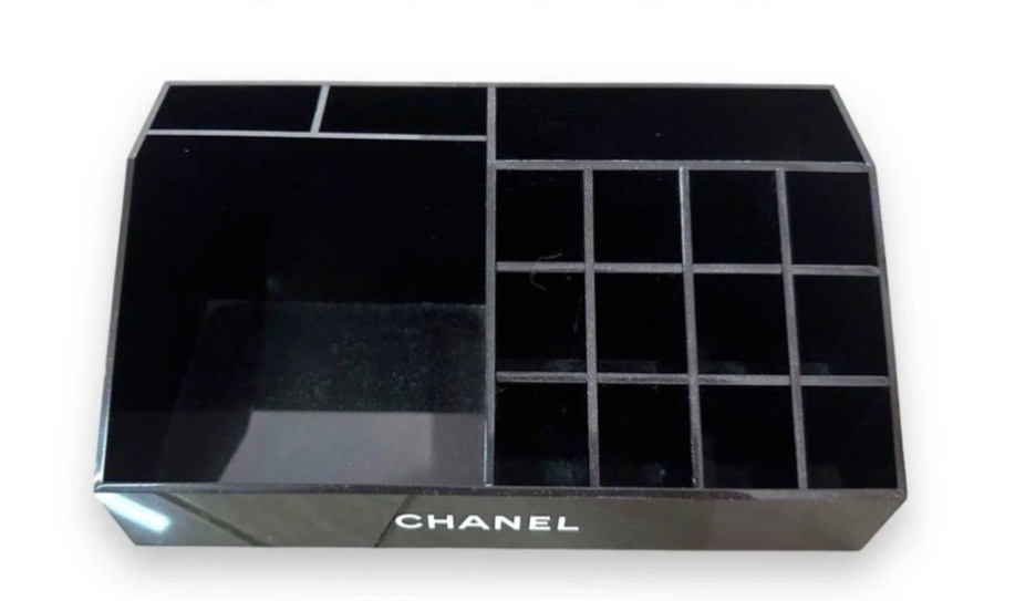 Chanel Makeup Organizer Storage Box With 16 Slots & Compartments