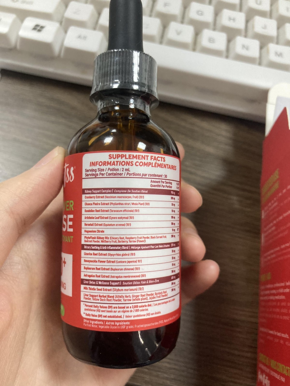 Kidney Cleanse Detox Drops Pack – Chanca Piedra, Cranberry & Milk Thistle – Live
