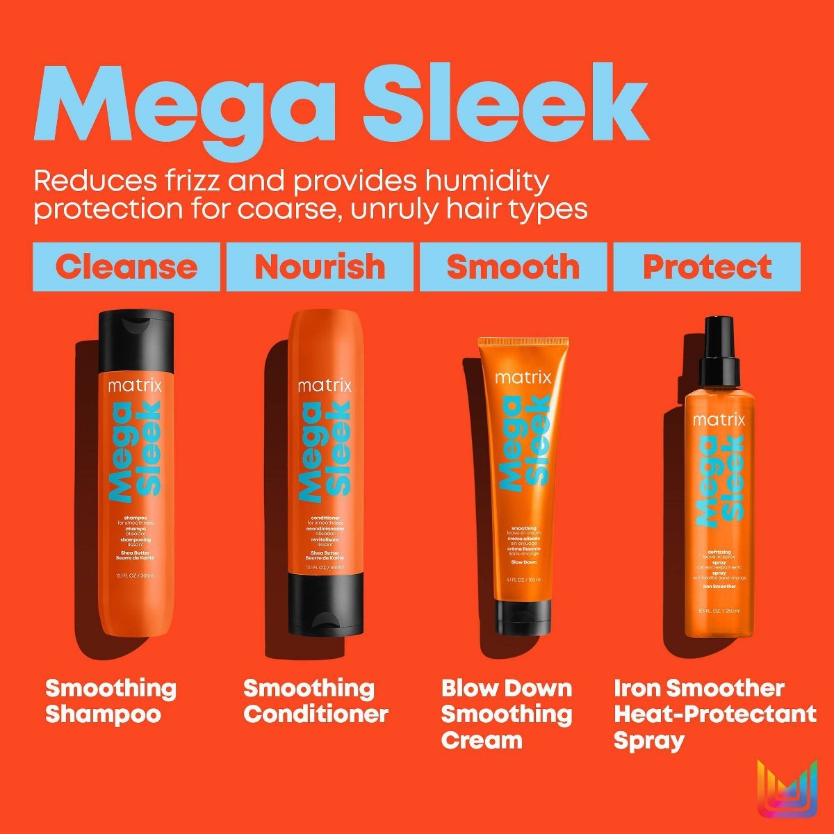 Matrix Mega Sleek Conditioner – 10.1oz – Ulta Beauty: Moisturizing, Smoothing