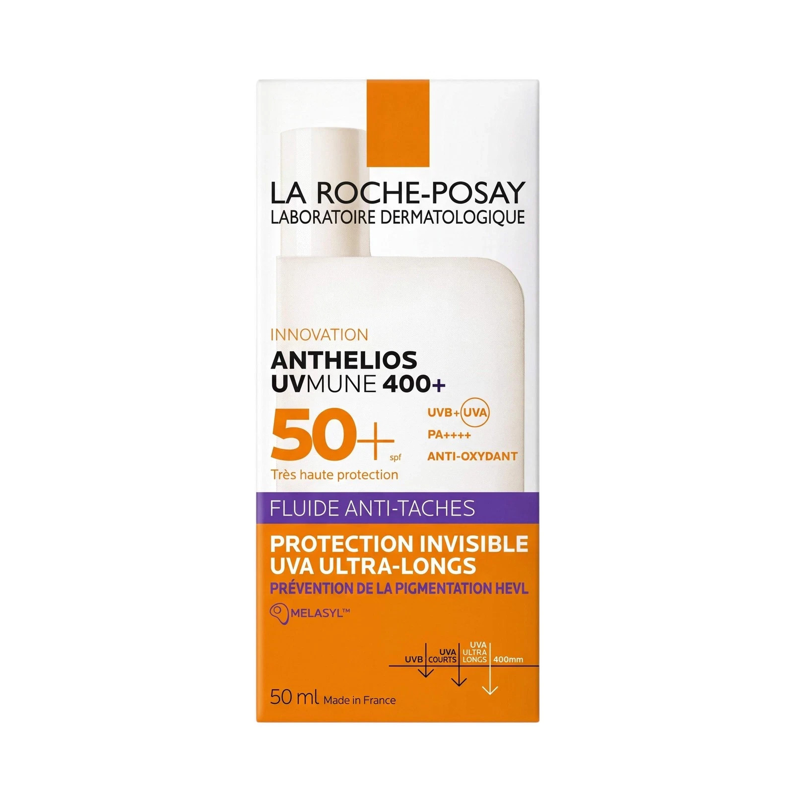 La Roche-Posay Anthelios UVMune Fluide Invisible Anti-Spot SPF50+ 50ml Exp 01/29