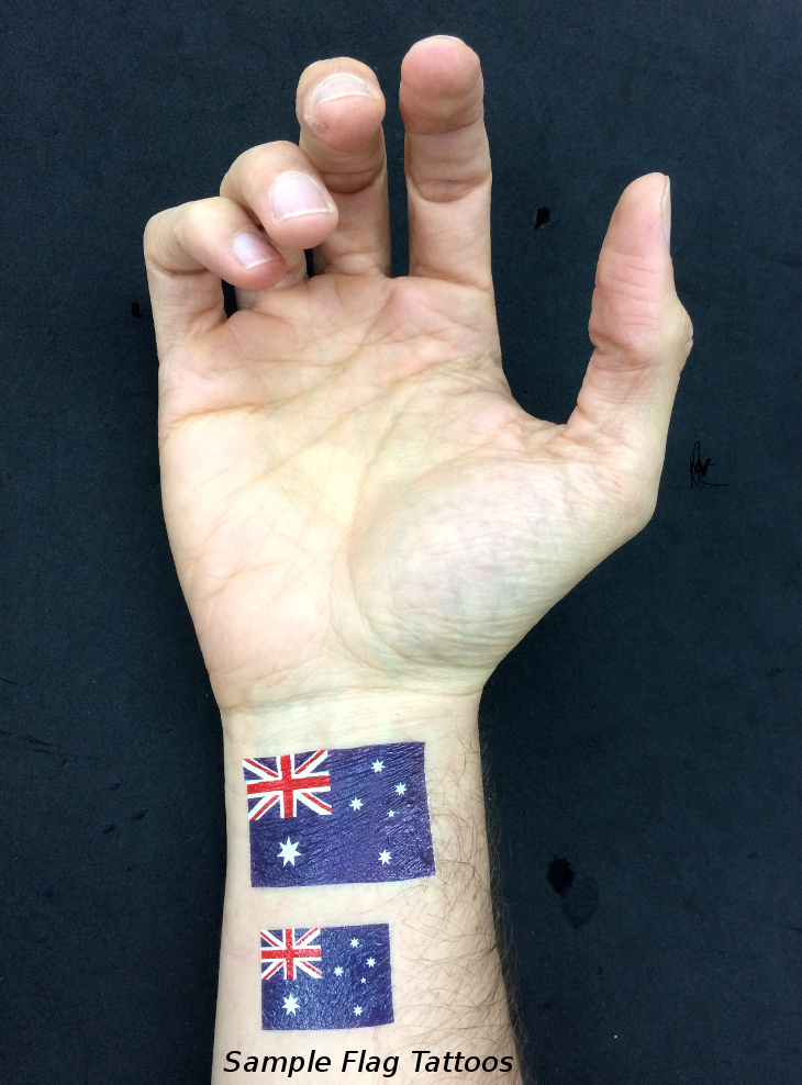 40 Tattoos: Mexican, Mexico Flag, Party Favors