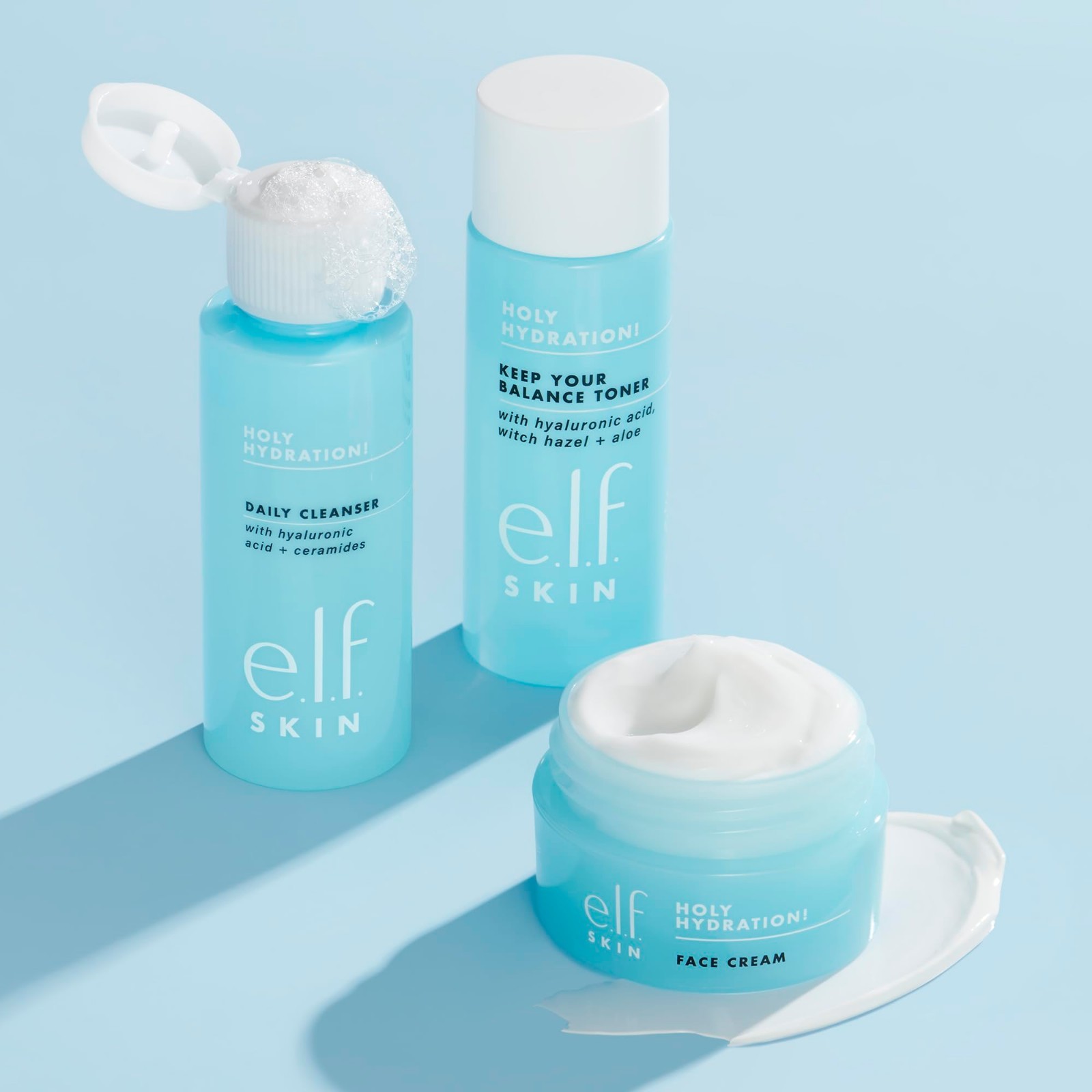 Mini Skincare Kit – Cleanser, Toner & Moisturizer for Hydrated, Balanced Skin –