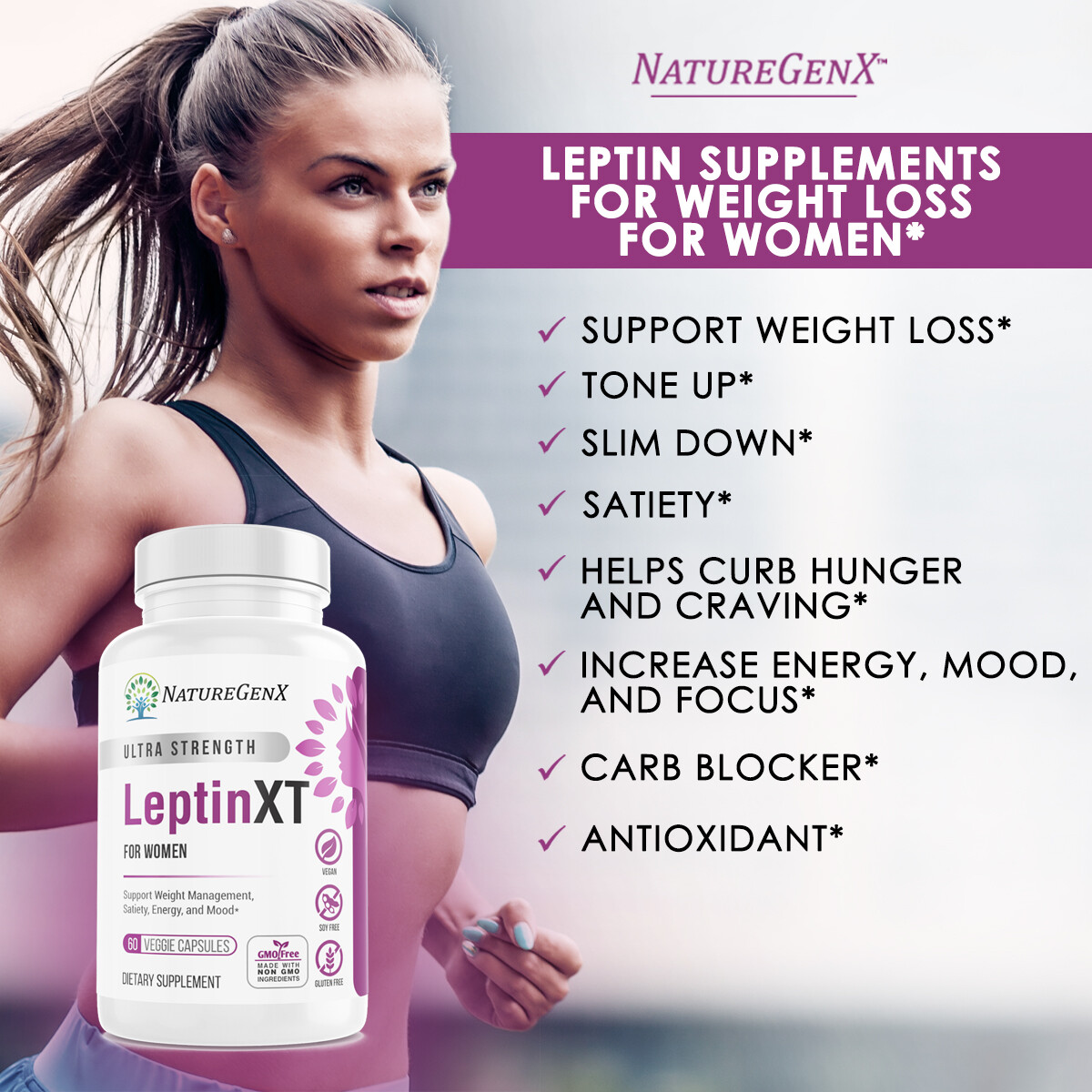 LEPTIN XT – Diet Pills that Work, Leptin Supplements for Weight Loss for Women