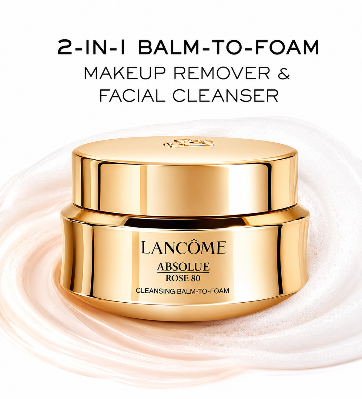 Lancome Absolue ROSE 80 Cleasing Balm To Foam 0.7 oz / 20 mL New