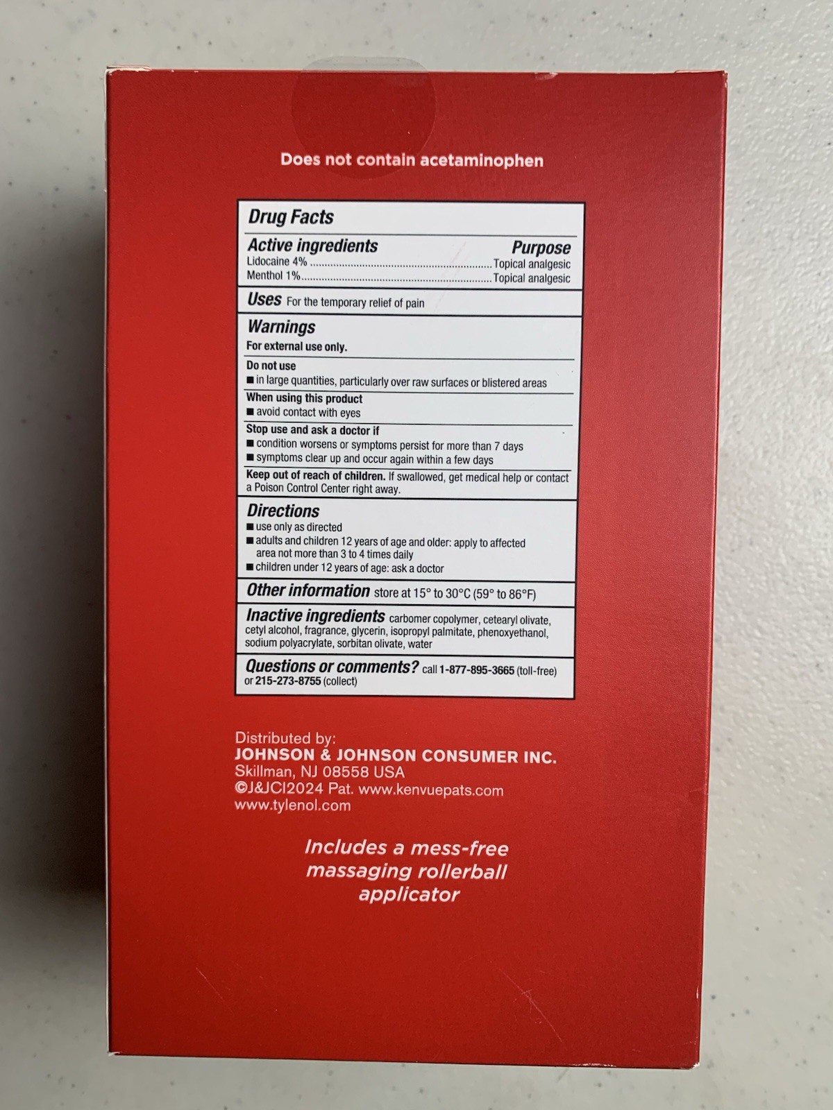 Tylenol Precise Cooling Pain Relief Cream 8 Ounces Exp 10/2025