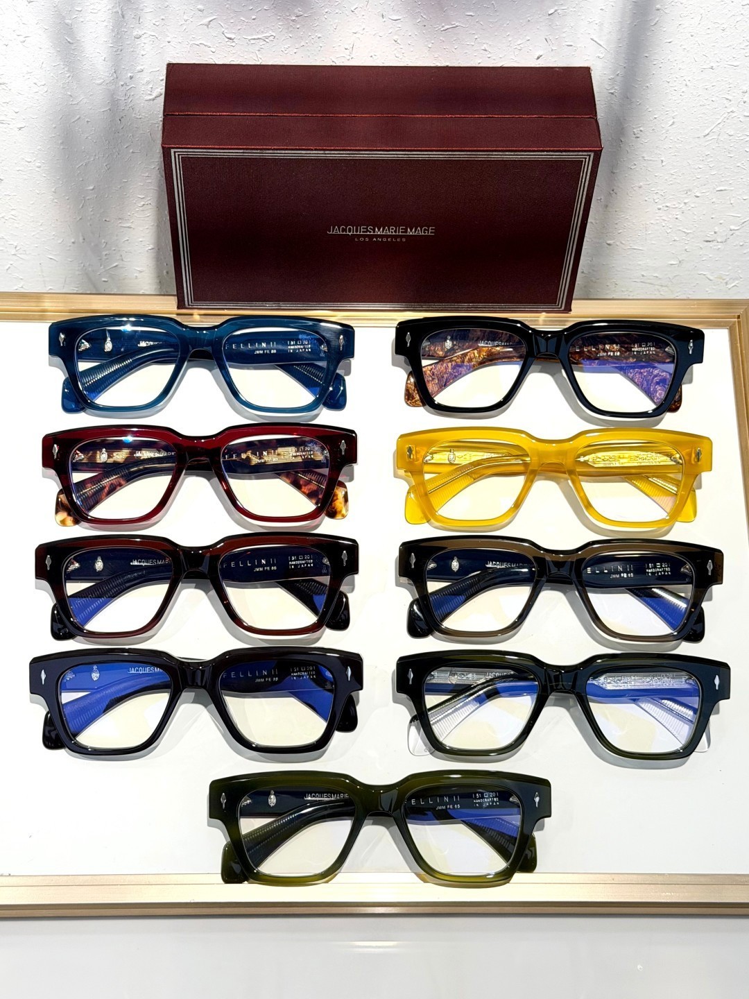 JACQUES MARIE MAGE FELLINI Eyeglasses Unisex Size 51□20-146